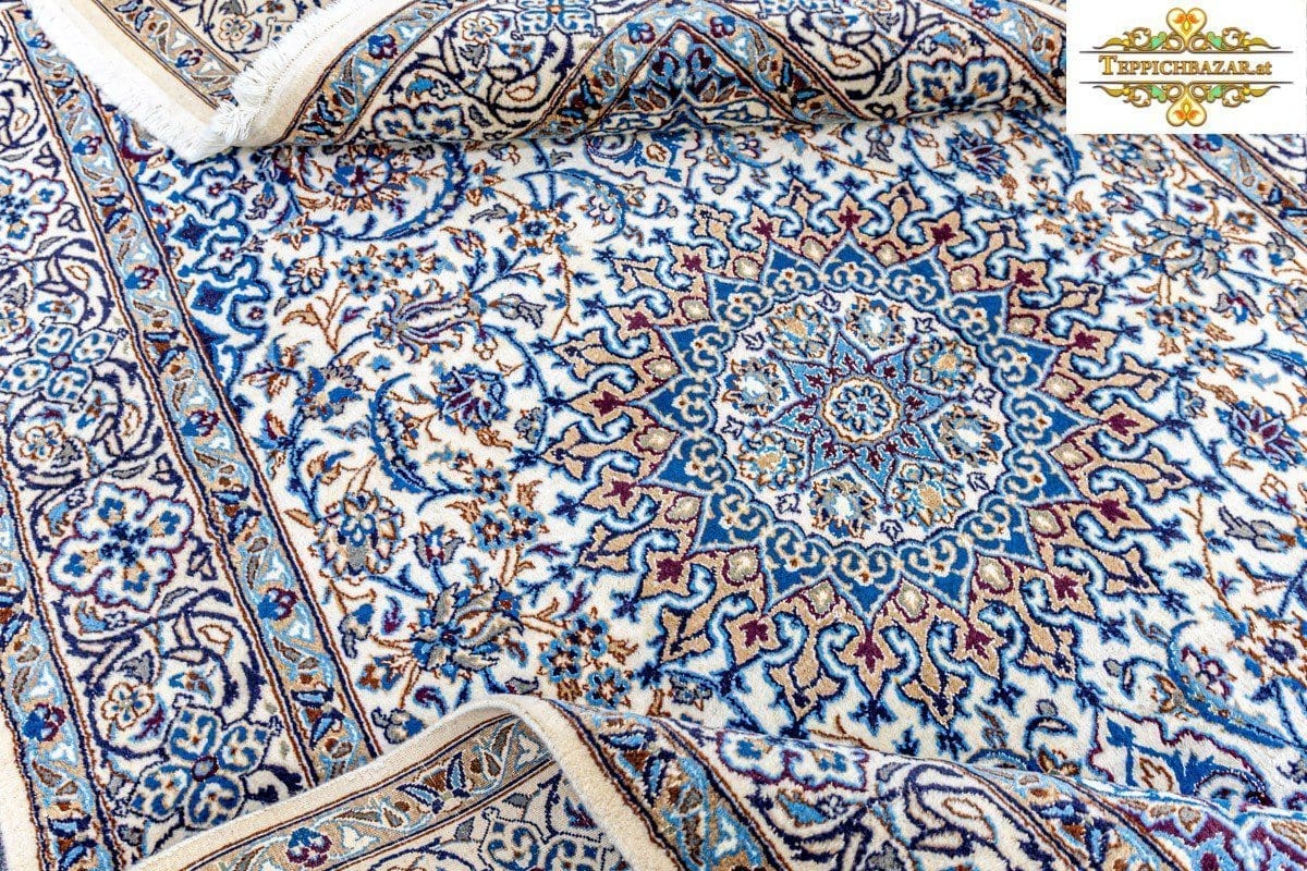 Perserteppich Nain 305 x 195 cm handgeknüpft (Verkauft)