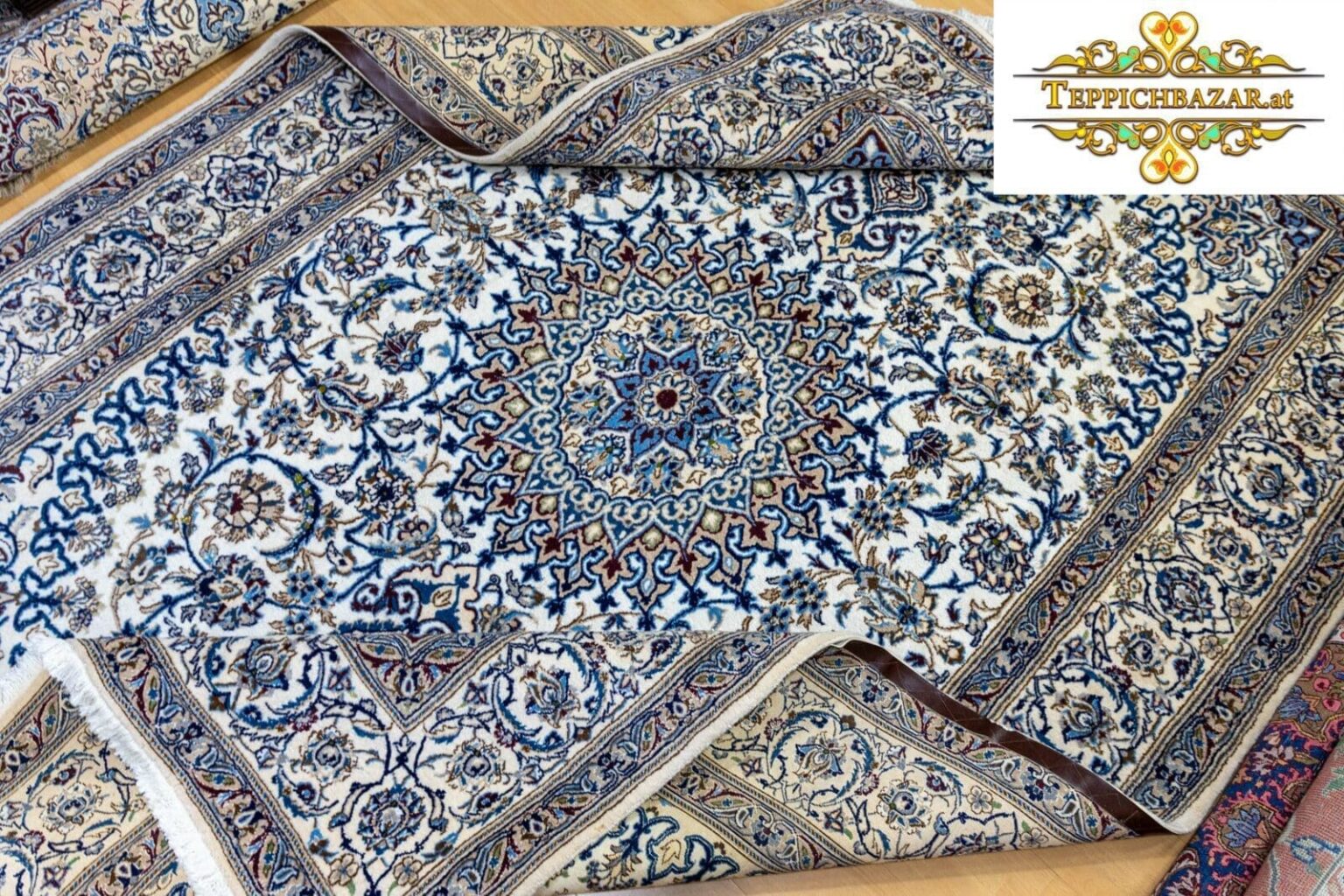 Perserteppich Nain ca. 345x245 cm handgeknüpft (Verkauft)