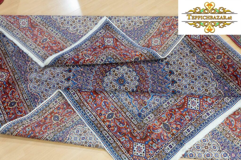 Perserteppich Moud 360x245 cm Wolle handgeknüpft (Verkauft)