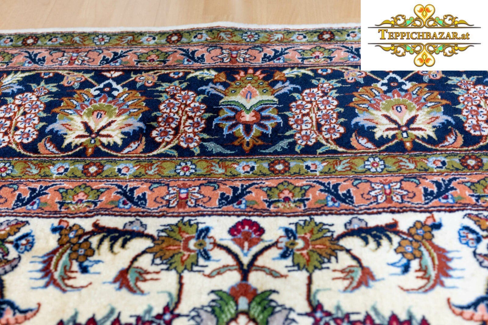 Perserteppich Isfahan ca. 360x260 cm handgeknüpft (Verkauft)