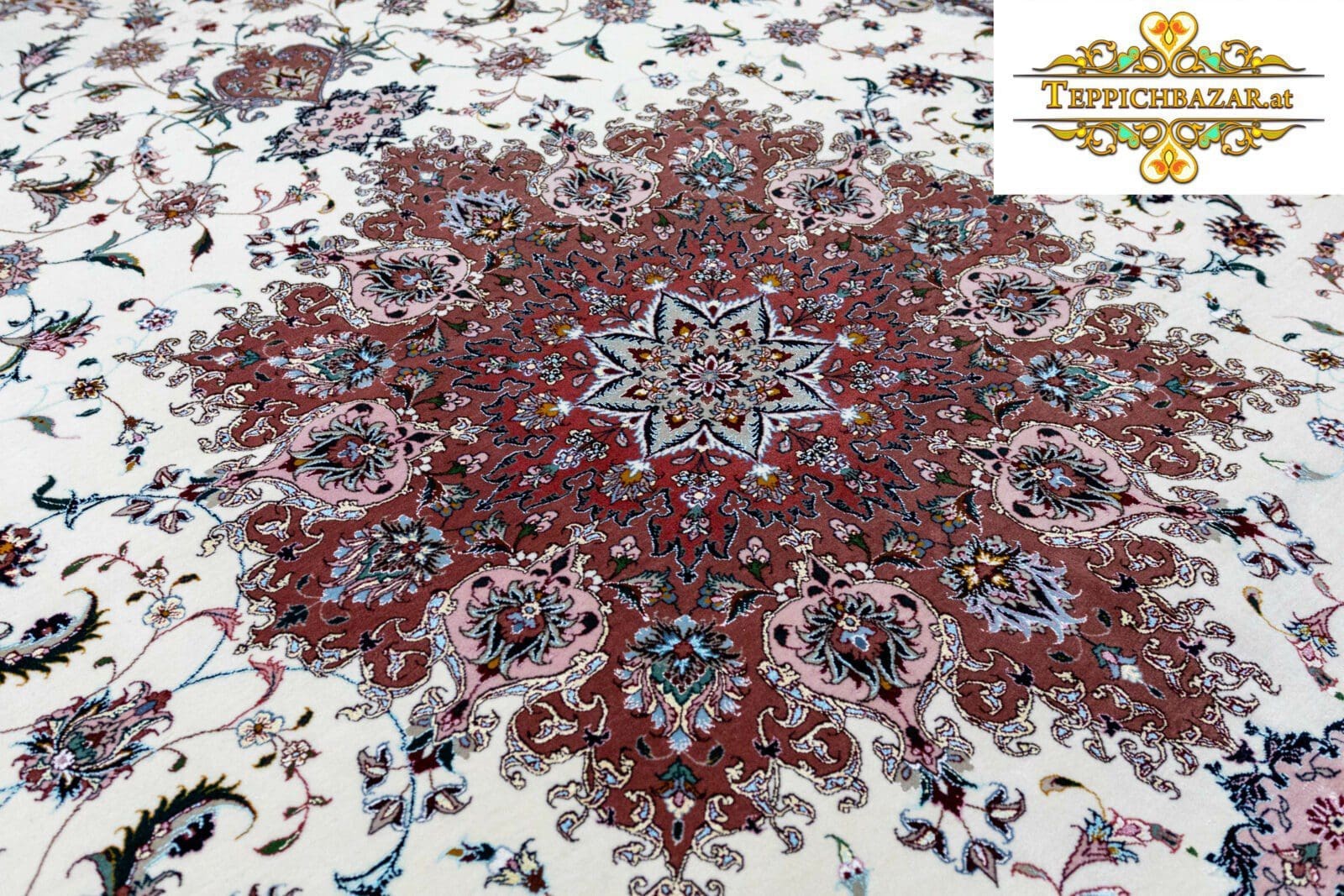 Perserteppich Täbriz ca. 353x252 cm handgeknüpft (Verkauft)