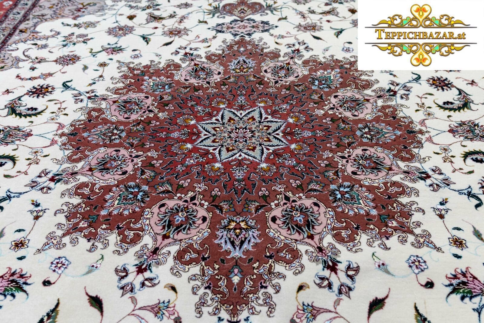 Perserteppich Täbriz ca. 353x252 cm handgeknüpft (Verkauft)