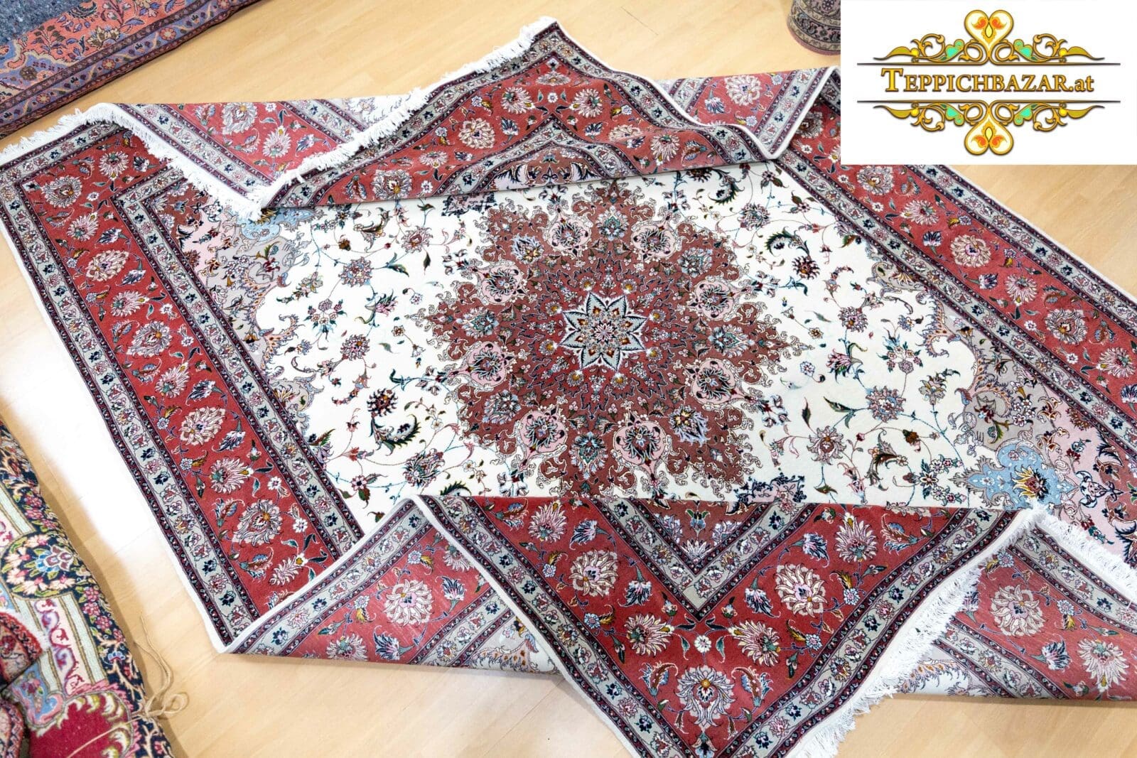 Perserteppich Täbriz ca. 353x252 cm handgeknüpft (Verkauft)