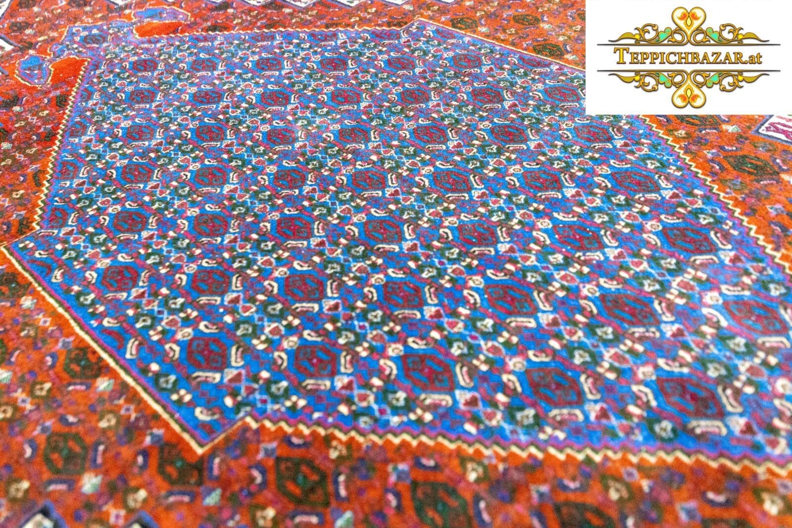 Perserteppich Senneh ca 310 x 216 cm Handgeknüpft (Verkauft)