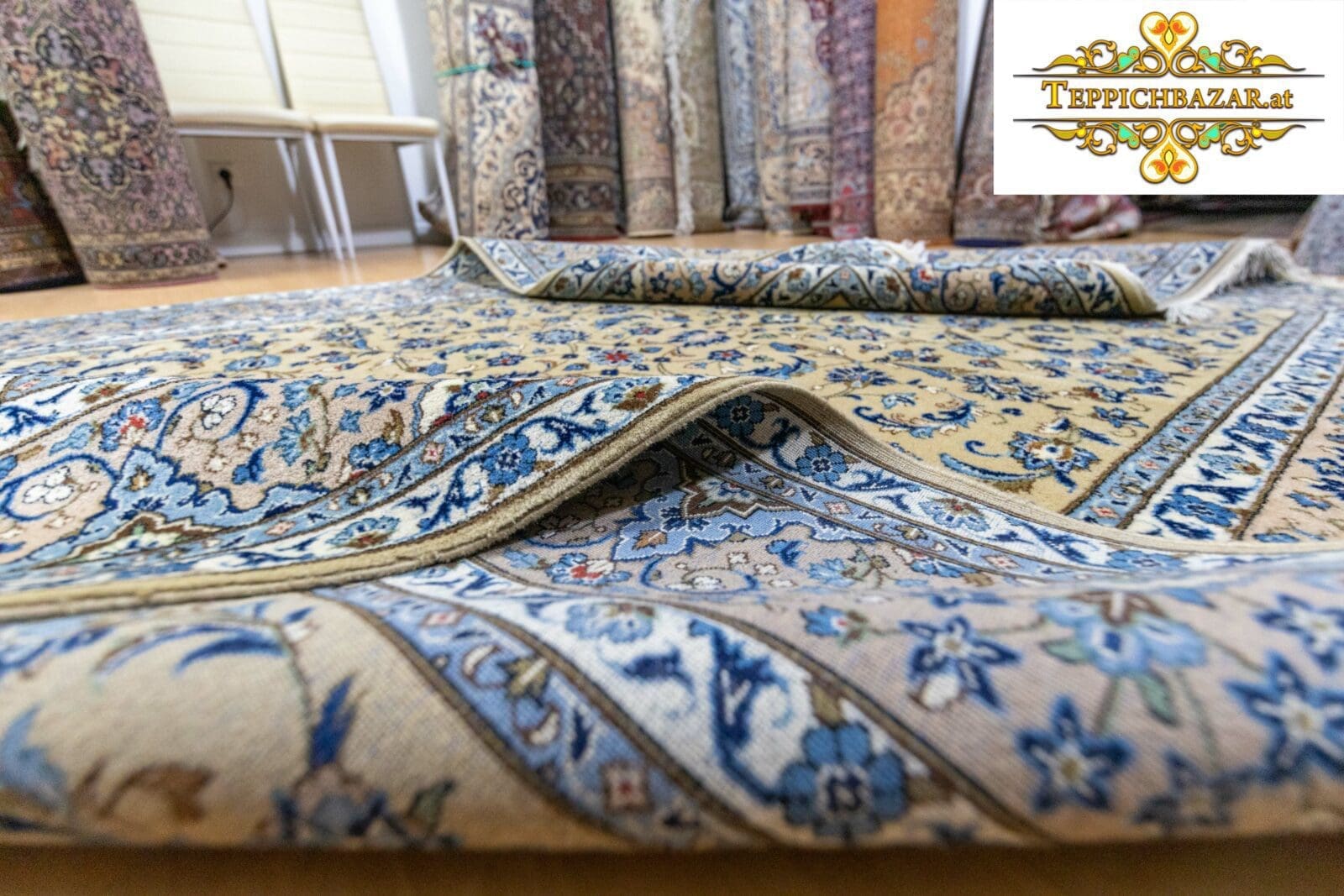 Perserteppich Yazd ca. 300x198 cm handgeknüpft (Verkauft)