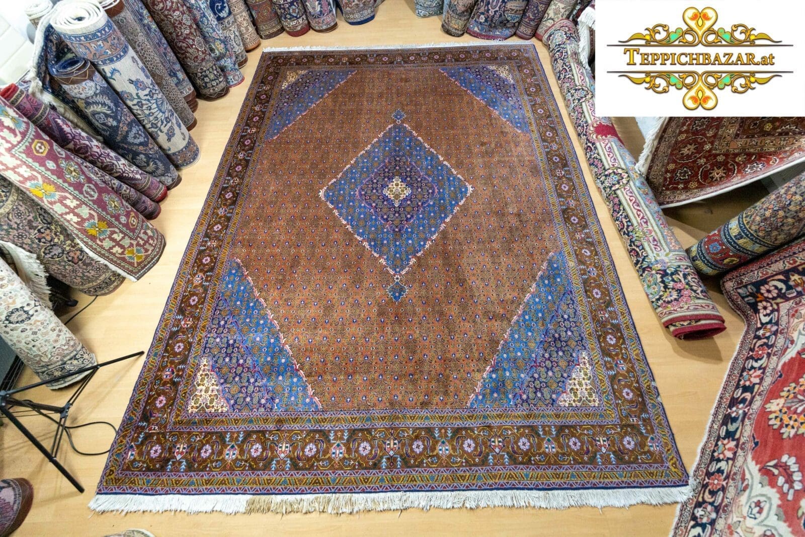 Perserteppich Täbriz ca 340x250 cm Wolle handgeknüpft