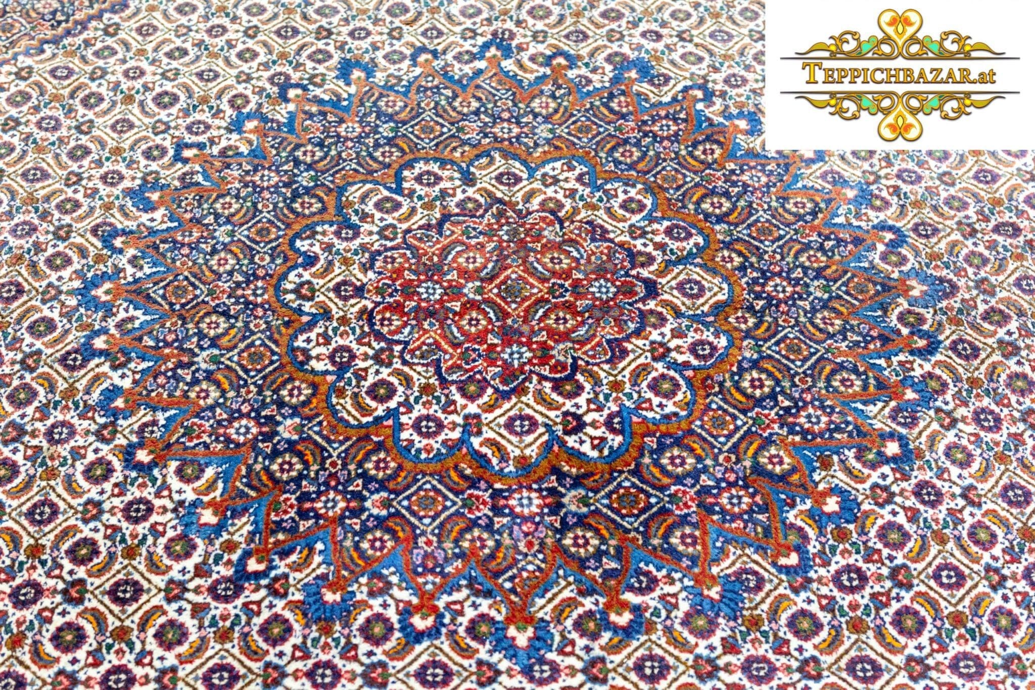 Perserteppich Moud 305 x 210 cm Wolle handgeknüpft (Verkauft)
