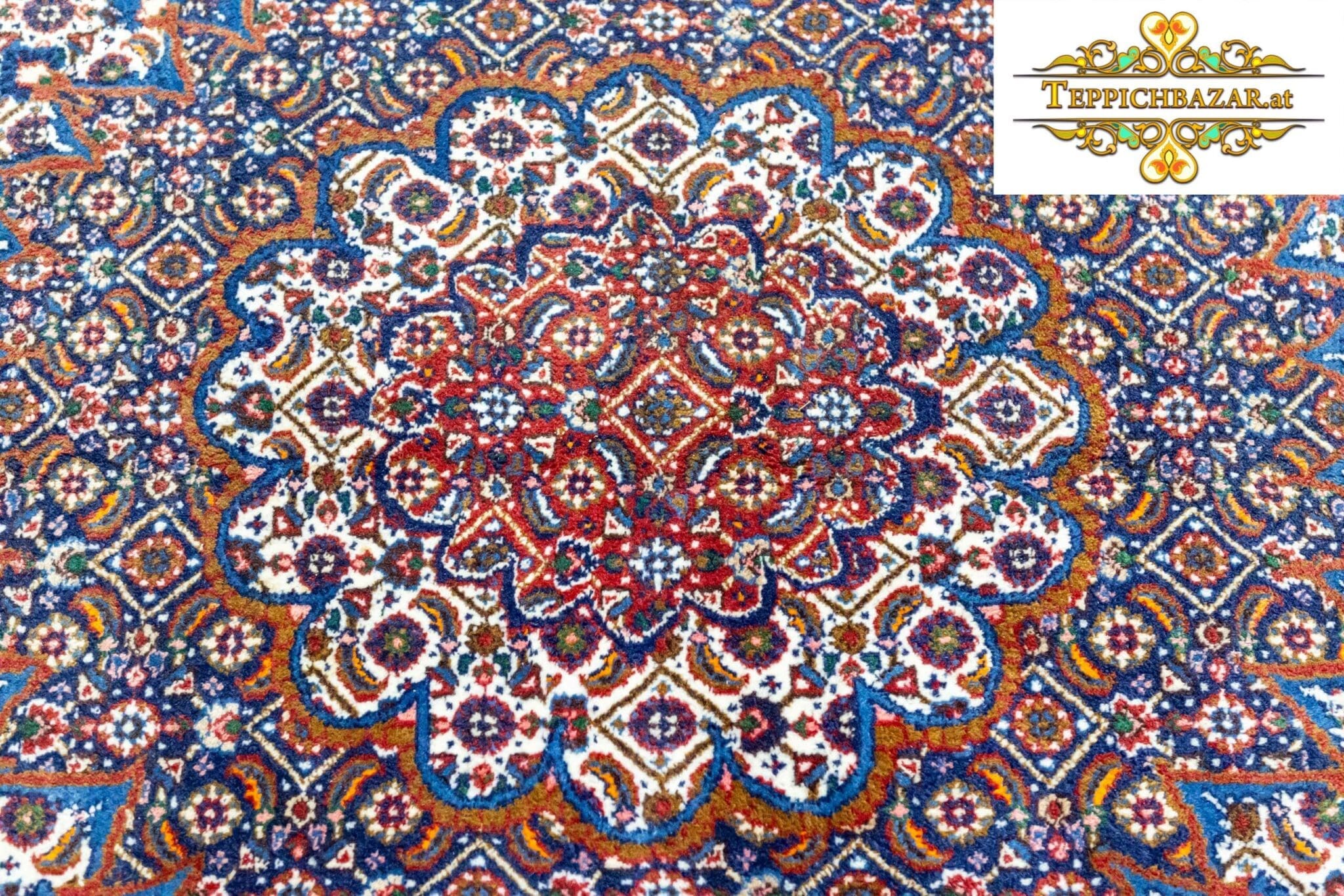Perserteppich Moud 305 x 210 cm Wolle handgeknüpft (Verkauft)
