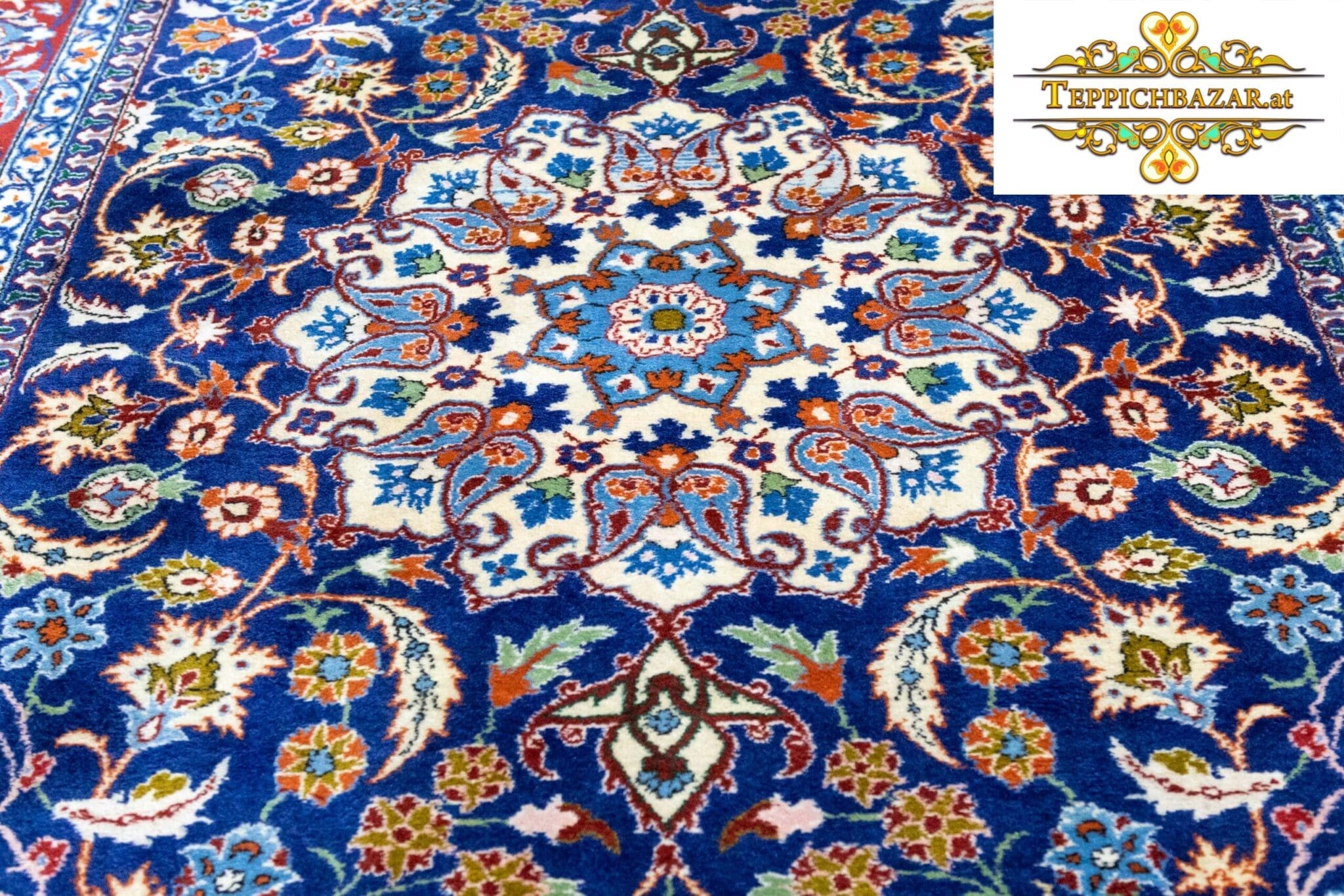 Perserteppich Isfahan 319x215cm handgeknüpft (Verkauft)
