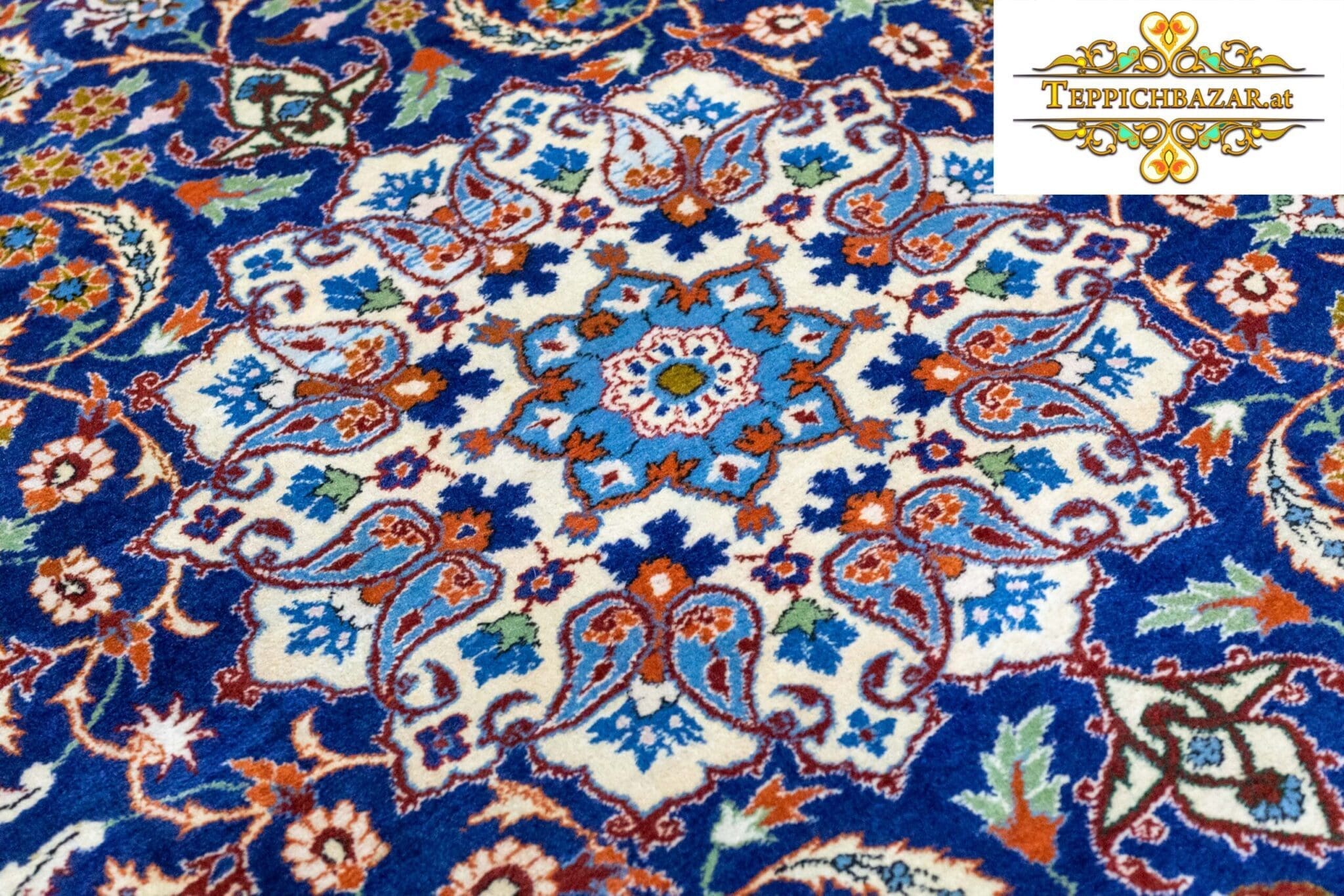 Perserteppich Isfahan 319x215cm handgeknüpft (Verkauft)