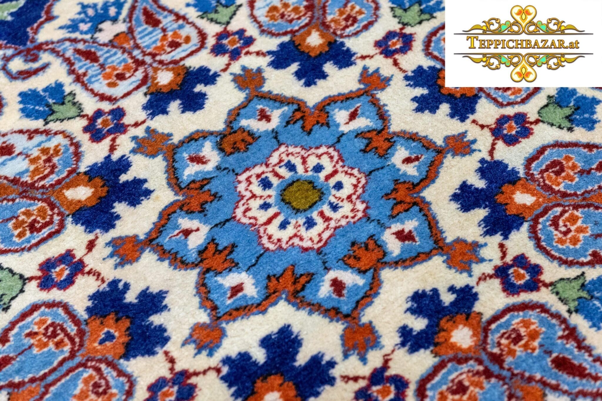 Perserteppich Isfahan 319x215cm handgeknüpft (Verkauft)