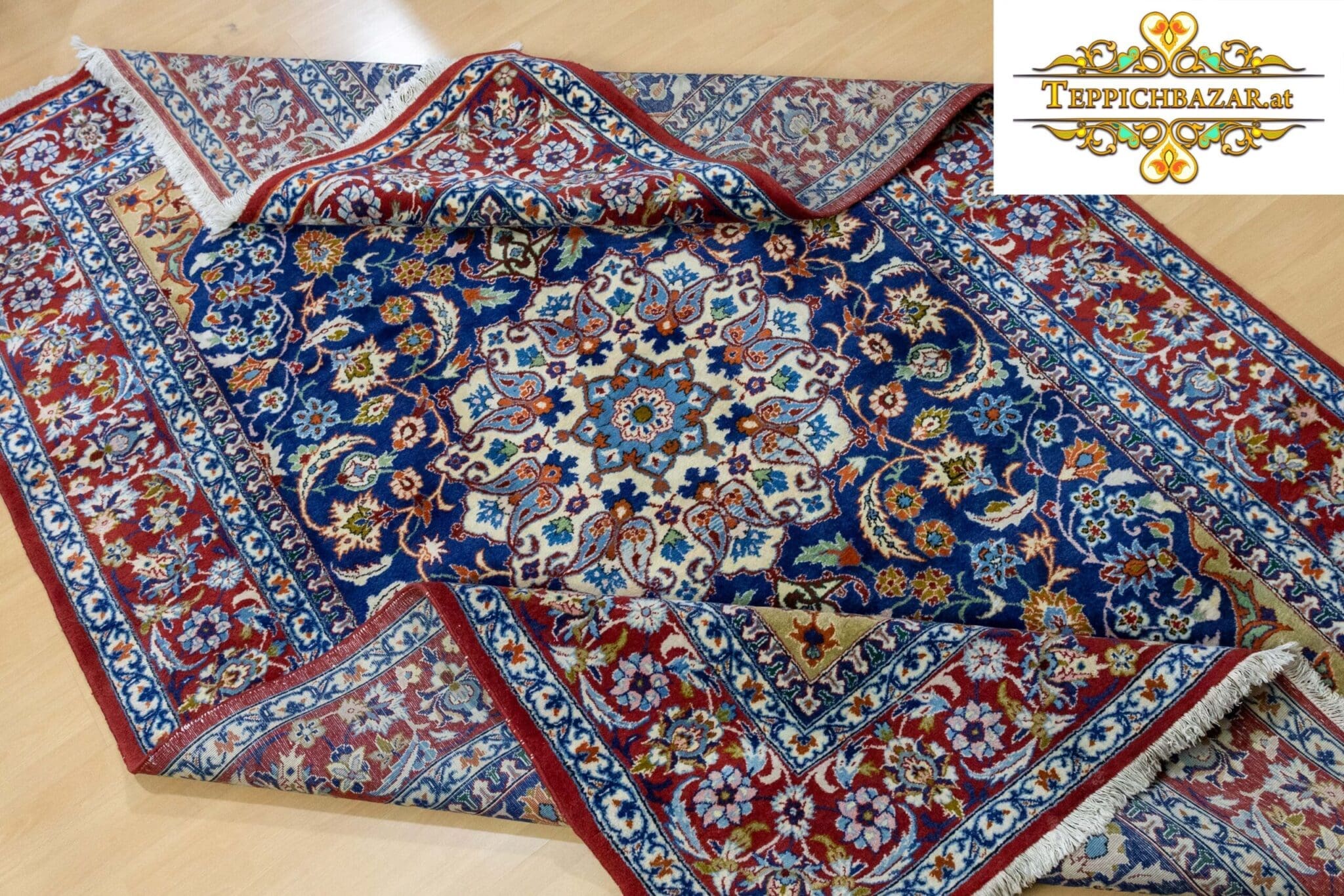 Perserteppich Isfahan 319x215cm handgeknüpft (Verkauft)