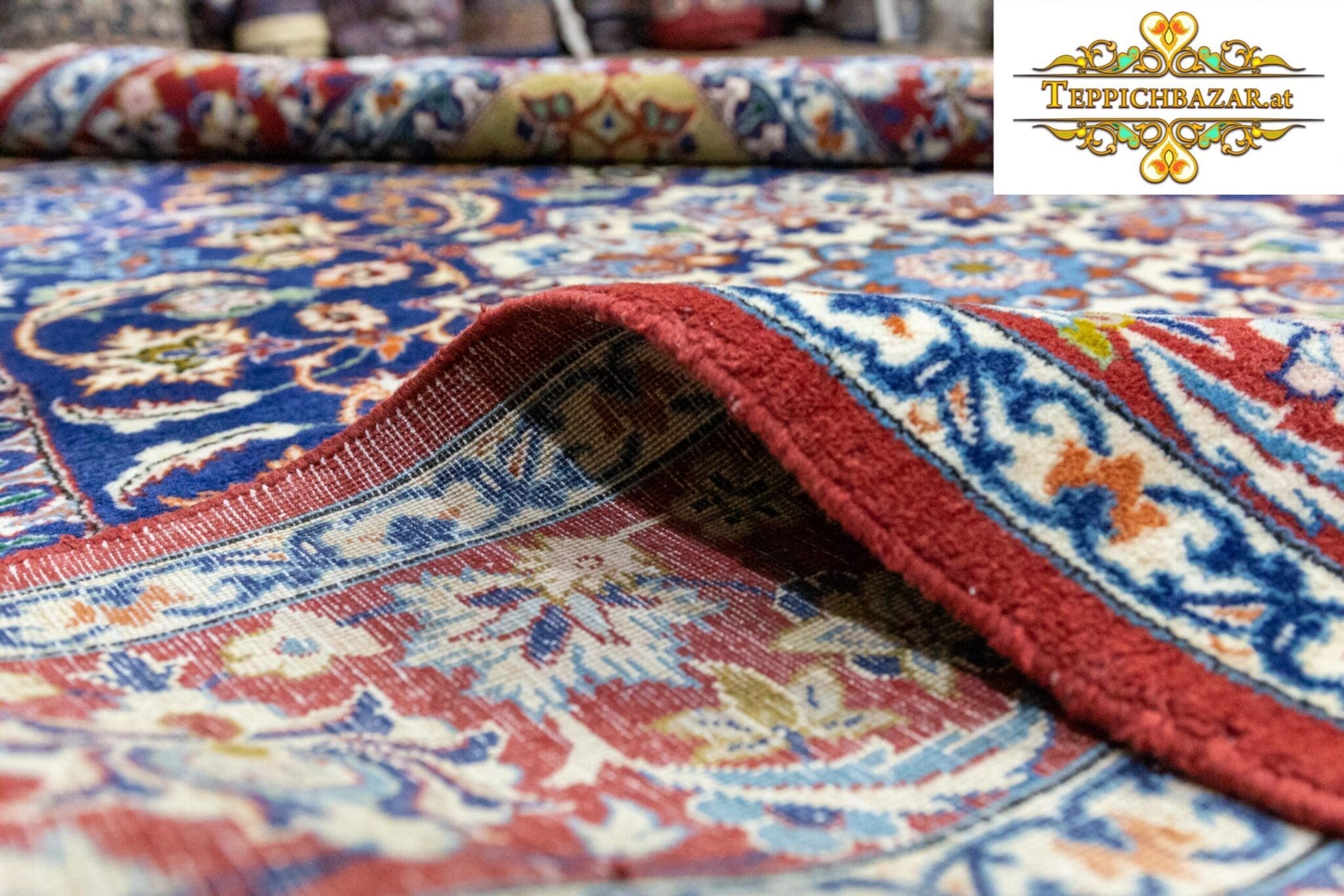 Perserteppich Isfahan 319x215cm handgeknüpft (Verkauft)