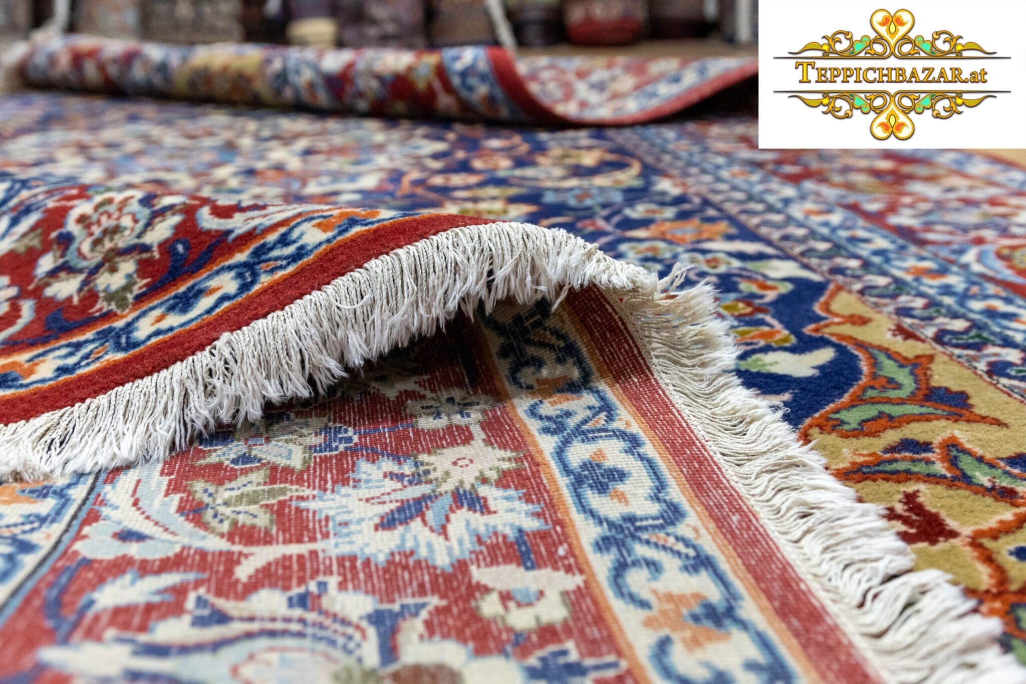 Perserteppich Isfahan 319x215cm handgeknüpft (Verkauft)