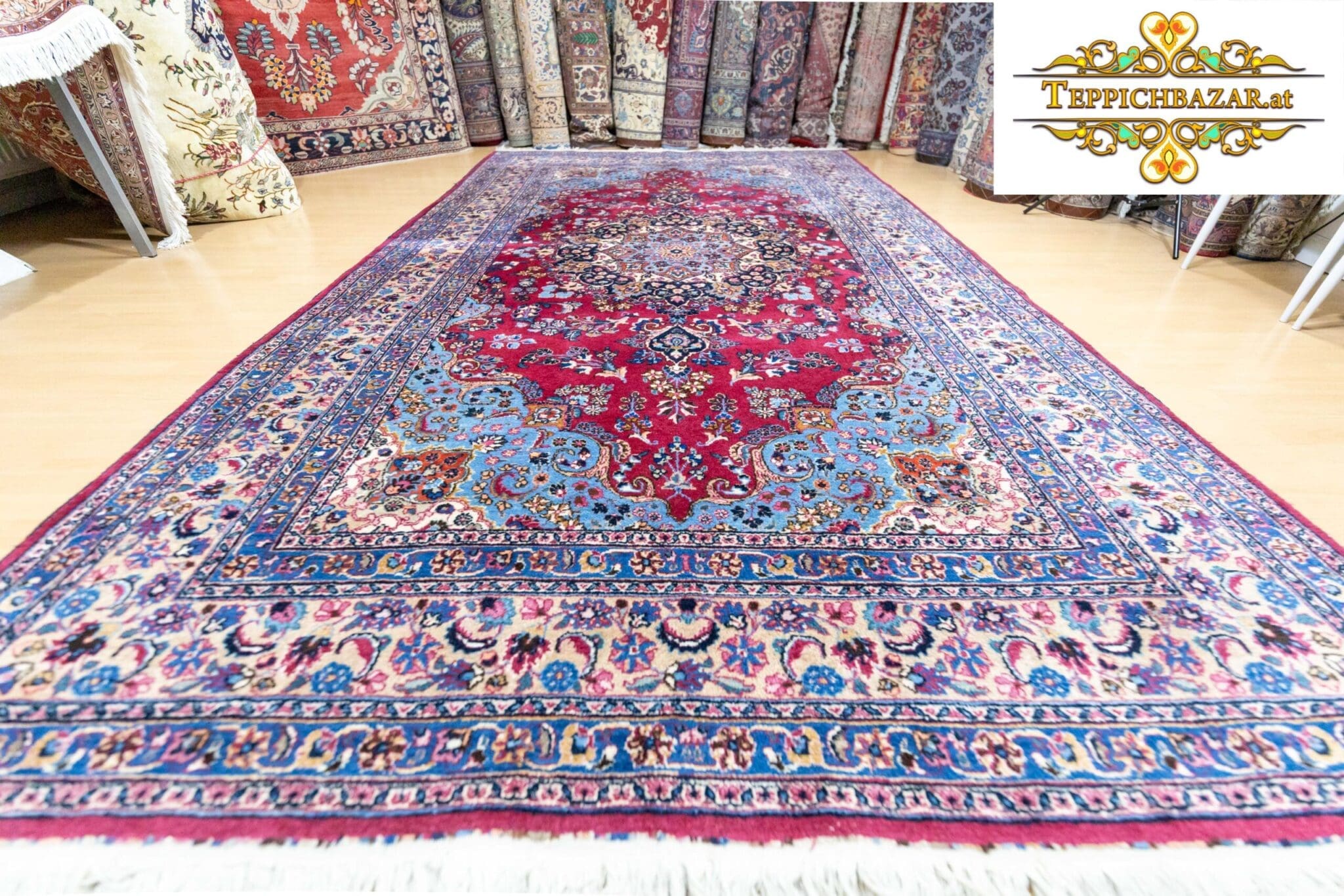 Perserteppich Sabzevar ca. 335 x 200 cm handgeknüpft (Verkauft)