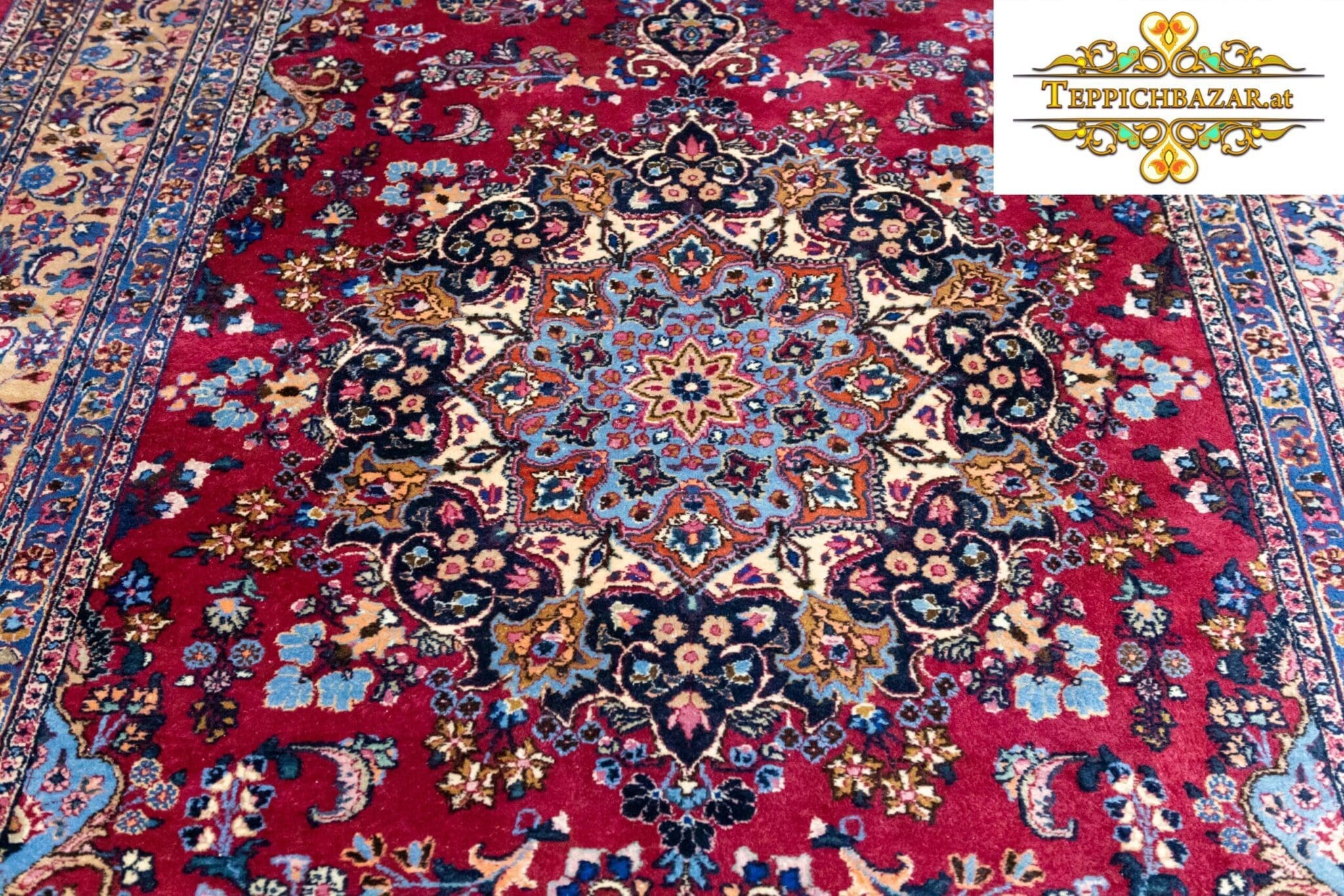 Perserteppich Sabzevar ca. 335 x 200 cm handgeknüpft (Verkauft)