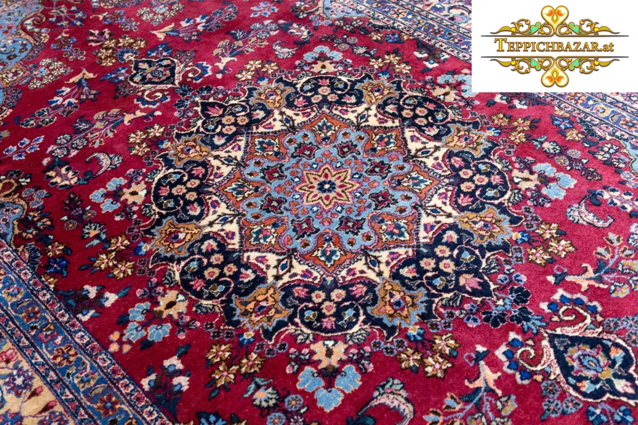 Perserteppich Sabzevar ca. 335 x 200 cm handgeknüpft (Verkauft)