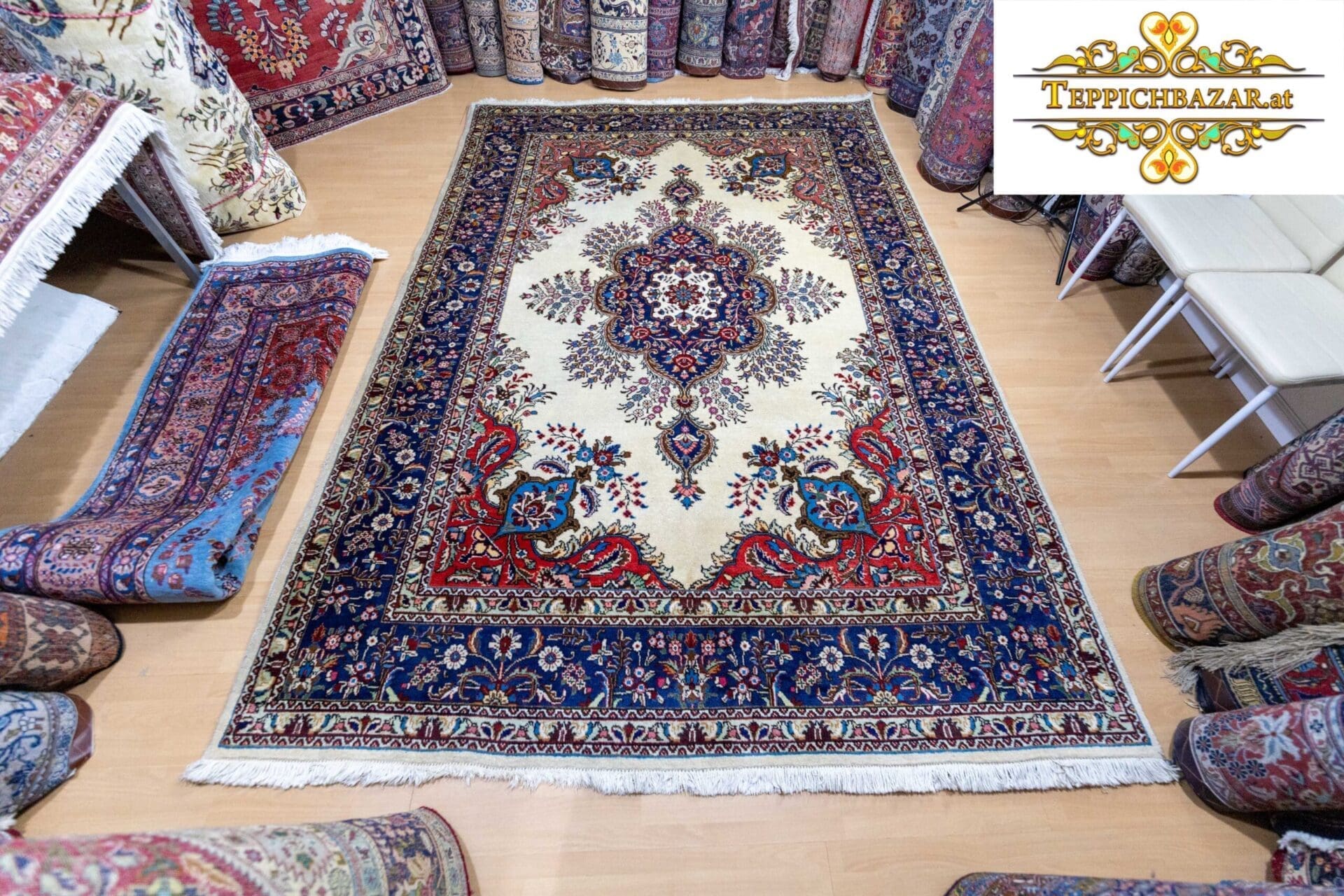 Perserteppich Täbriz ca. 312 x 218 cm Wolle handgeknüpft