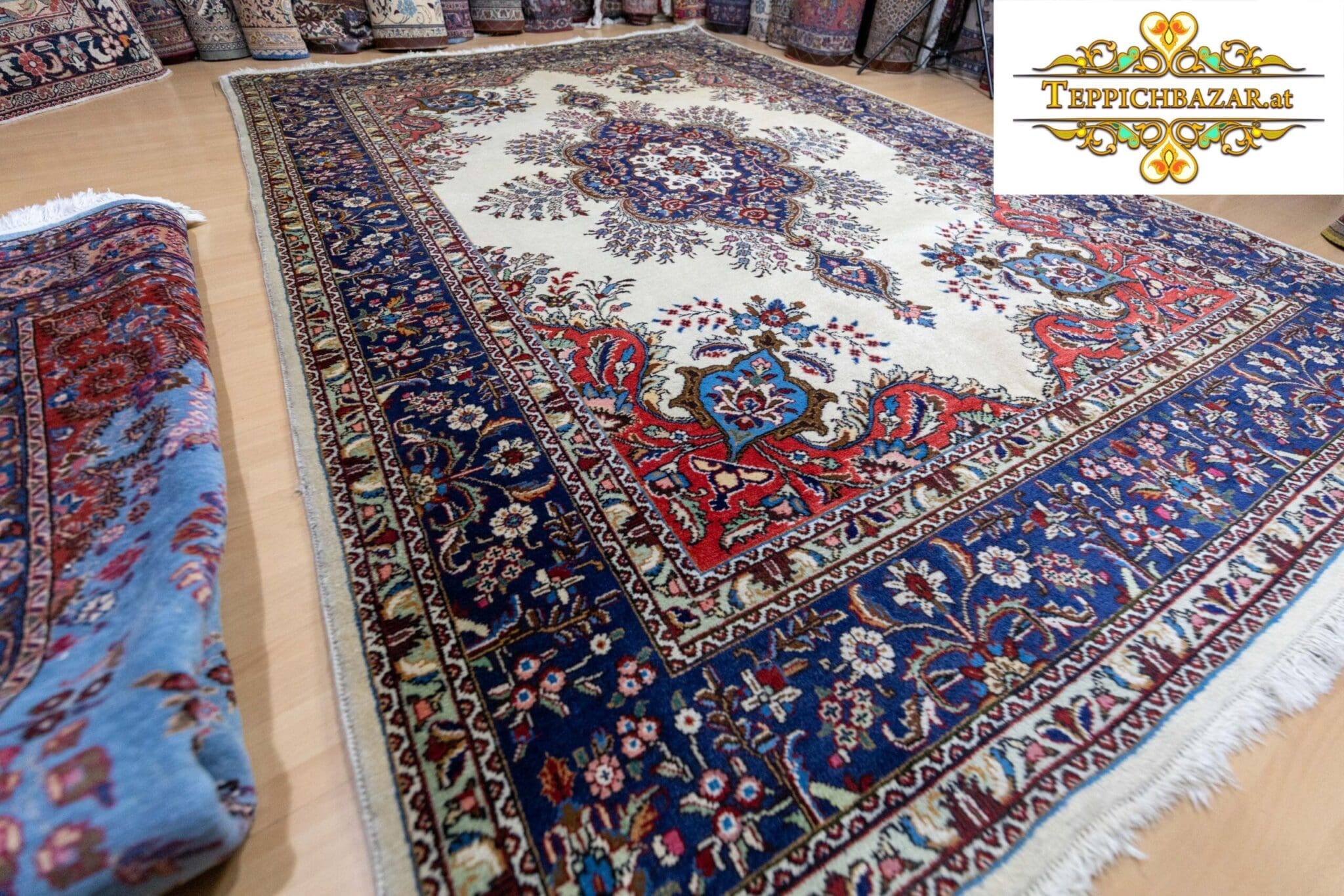 Perserteppich Täbriz ca. 312 x 218 cm Wolle handgeknüpft
