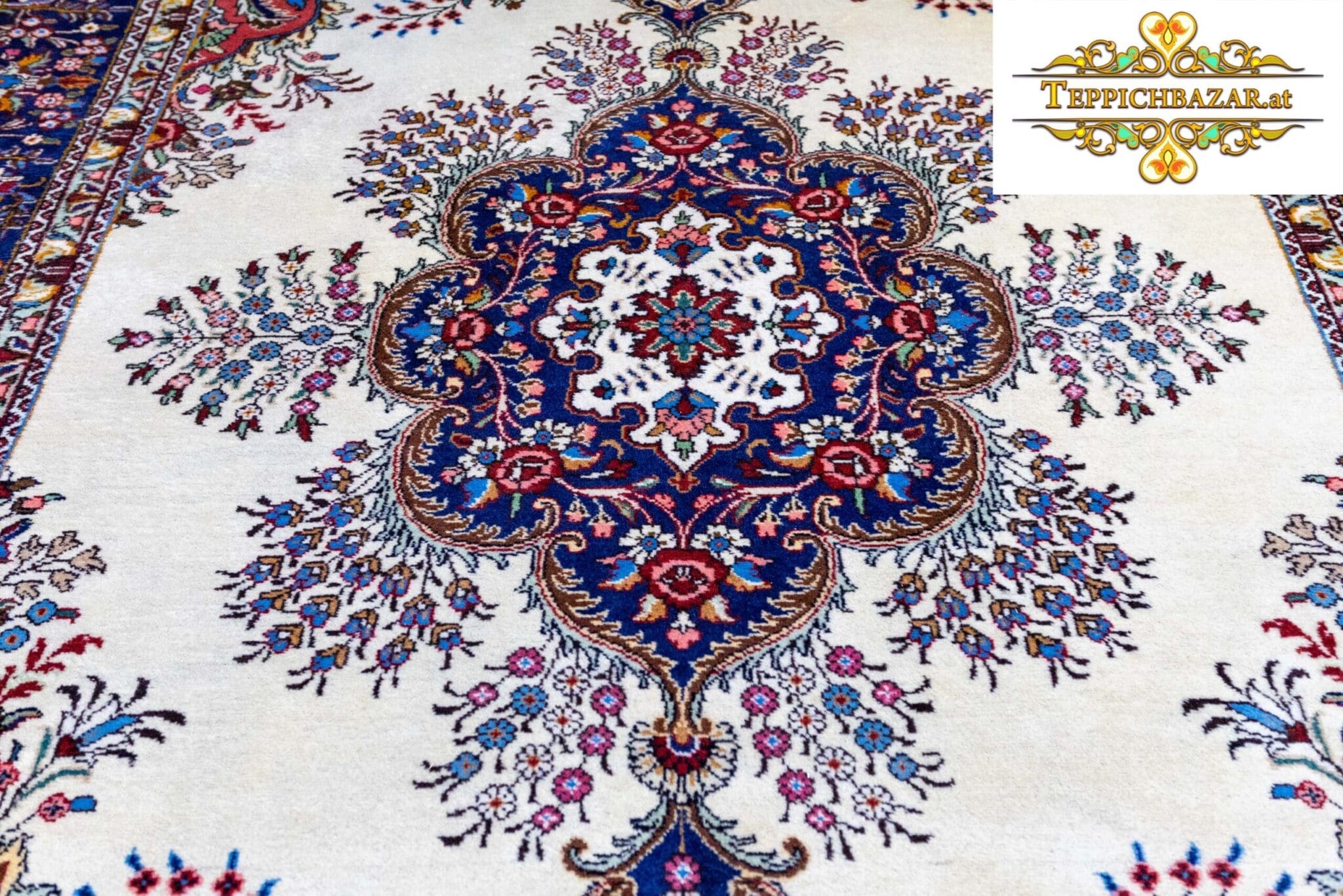 Perserteppich Täbriz ca. 312 x 218 cm Wolle handgeknüpft