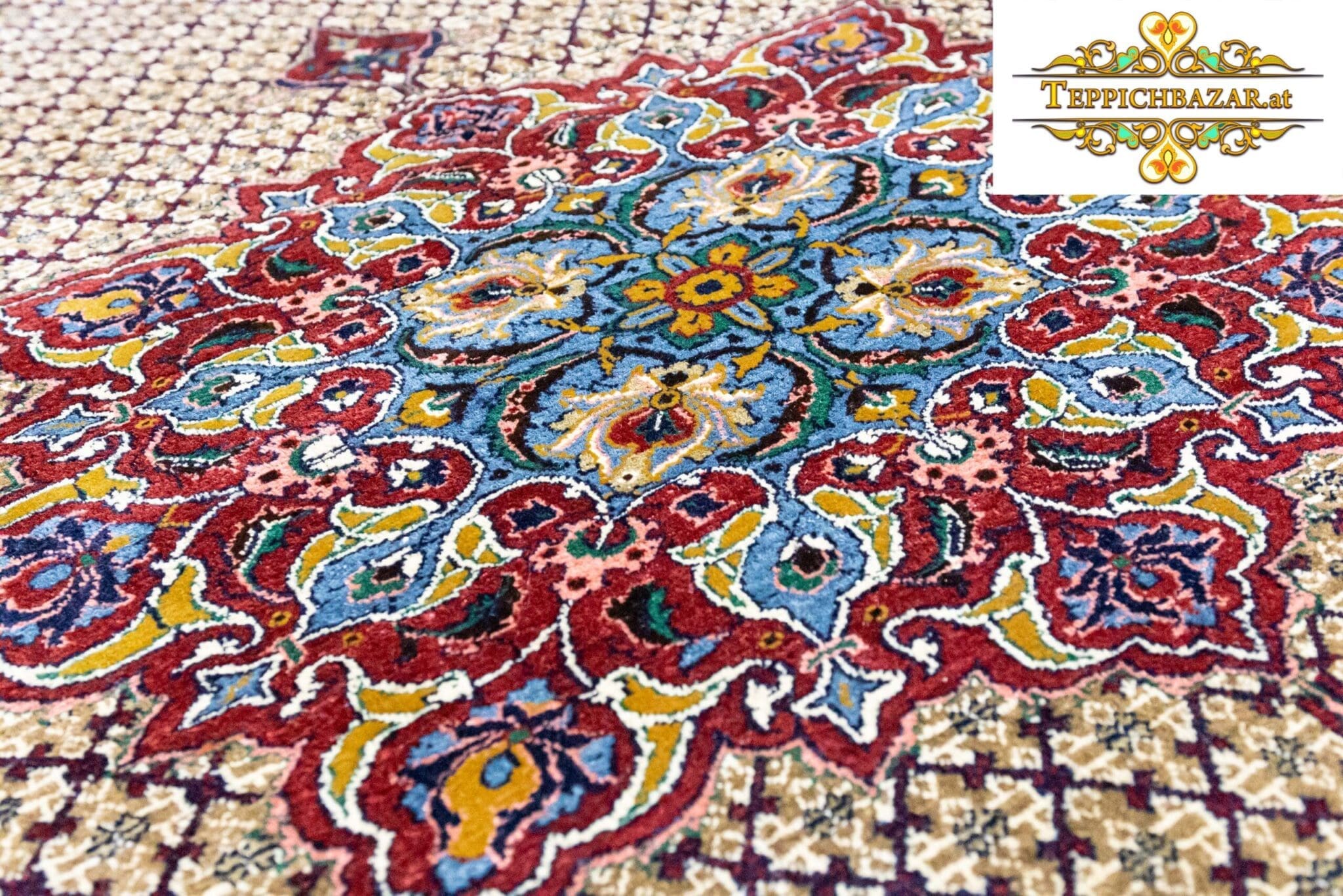 Perserteppich Koliai ca 300x205 cm handgeknüpft (Verkauft)