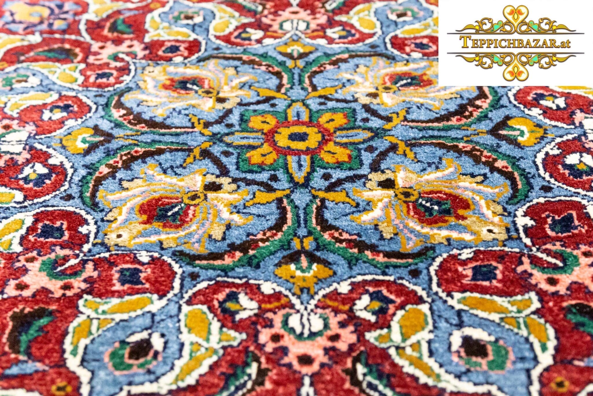 Perserteppich Koliai ca 300x205 cm handgeknüpft (Verkauft)
