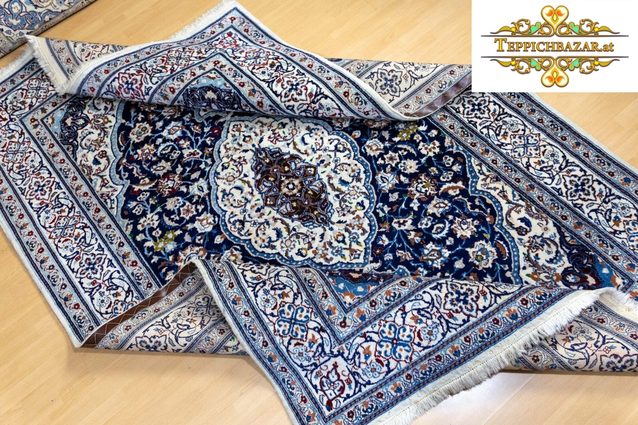 Perserteppich Nain ca. 290 x 203 cm handgeknüpft (Verkauft)