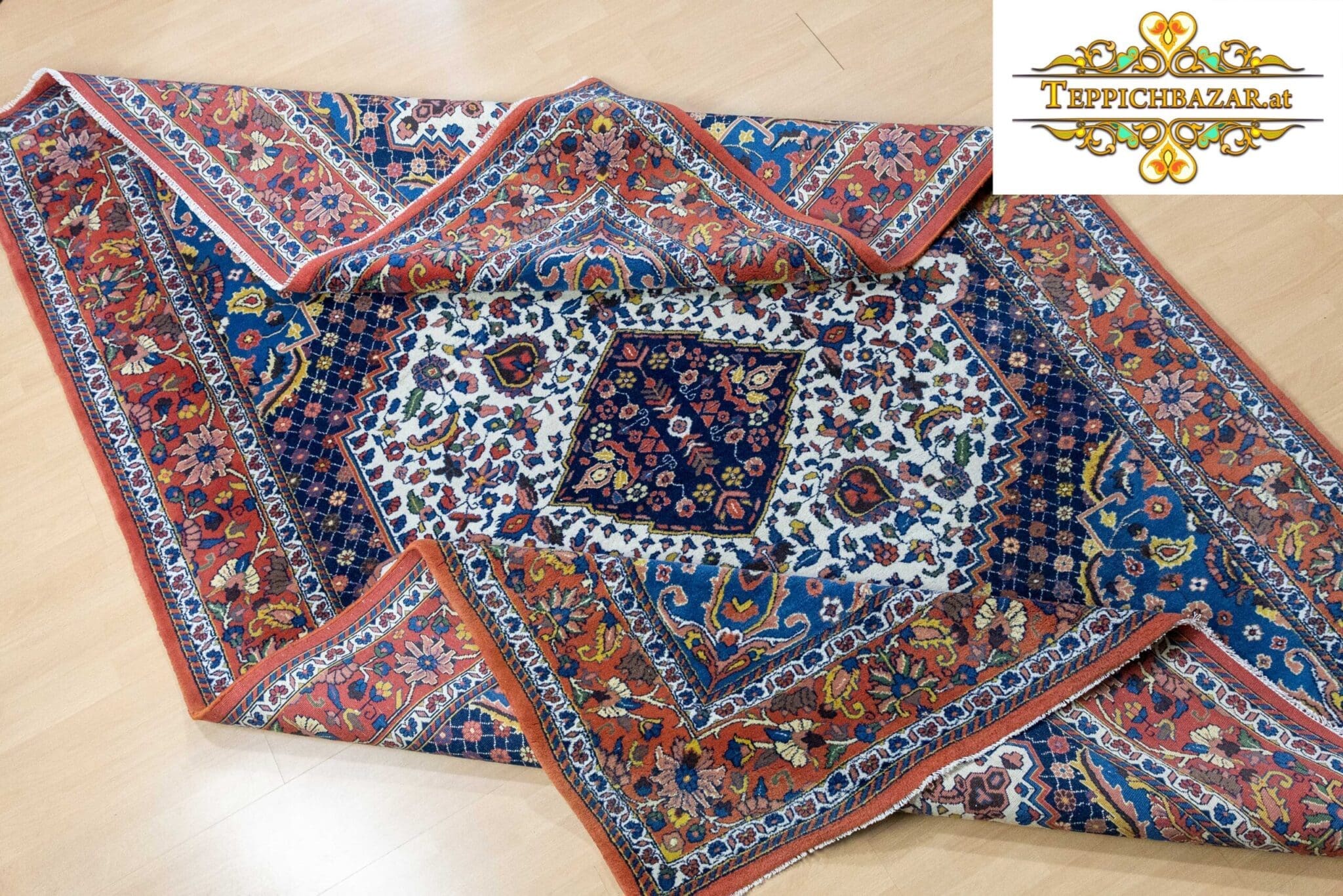 Perserteppich Bakhtiari ca 296 x 201 cm handgeknüpft (Verkauft)