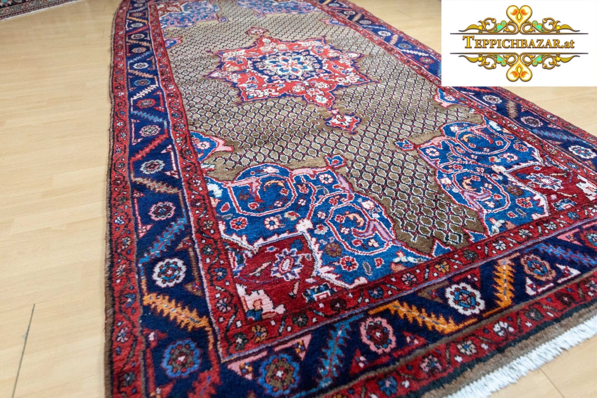 Perserteppich Koliai ca 302 x 159 cm Wolle handgeknüpft