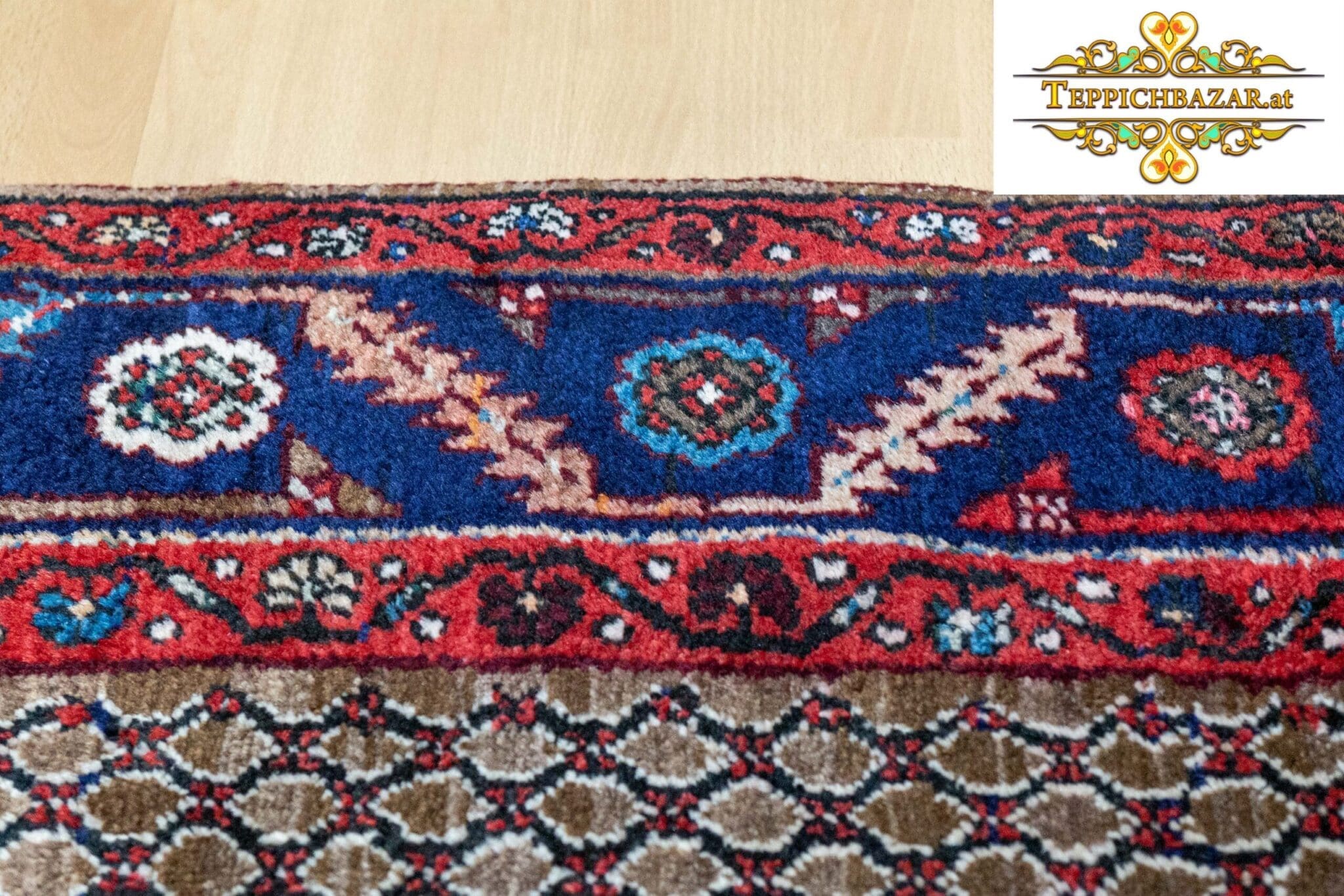 Perserteppich Koliai ca 302 x 159 cm Wolle handgeknüpft