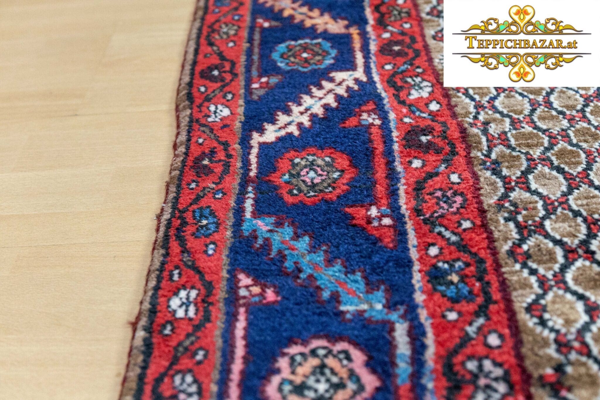 Perserteppich Koliai ca 302 x 159 cm Wolle handgeknüpft