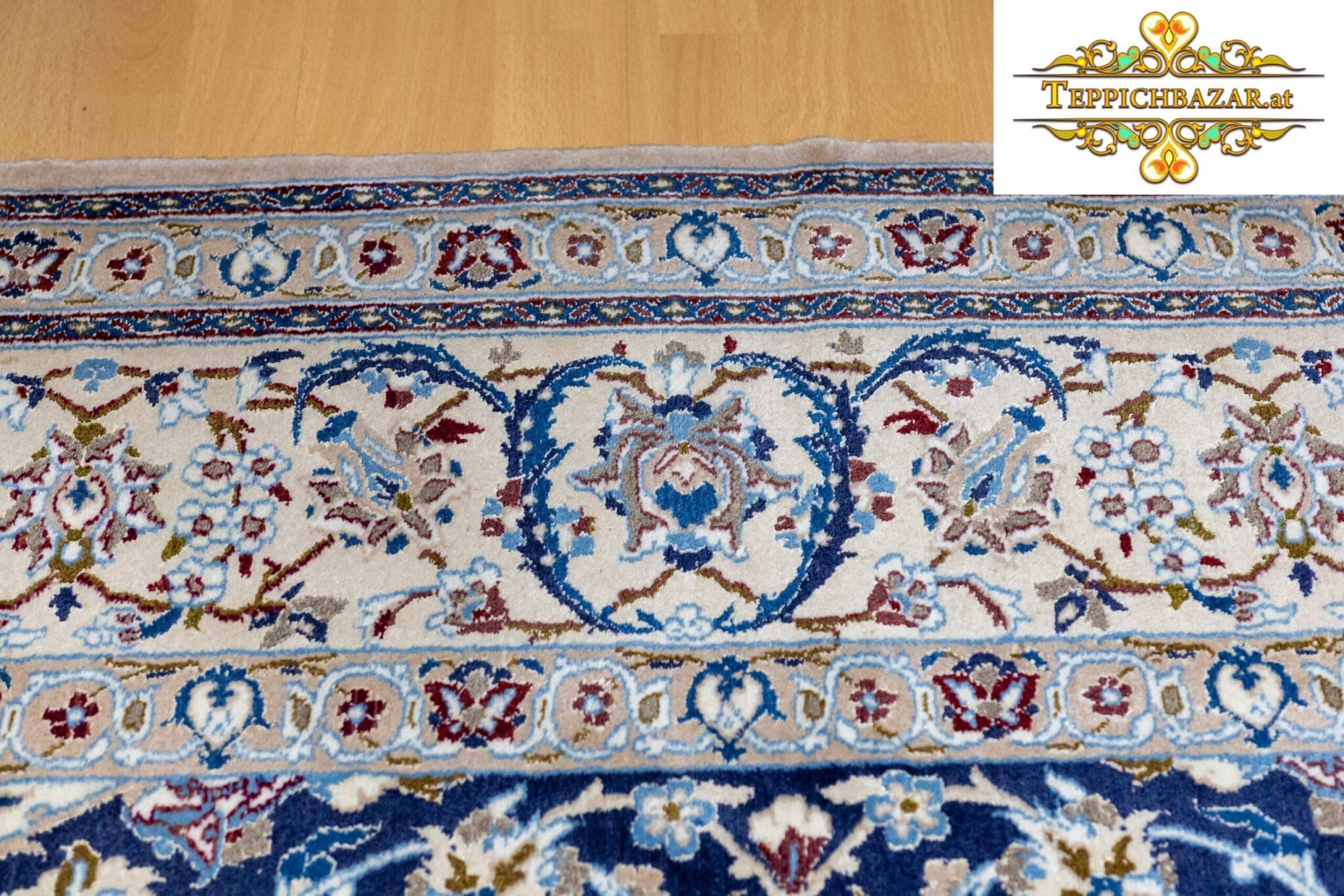 Perserteppich Nain 320 x 210 cm Wolle handgeknüpft (Verkauft)