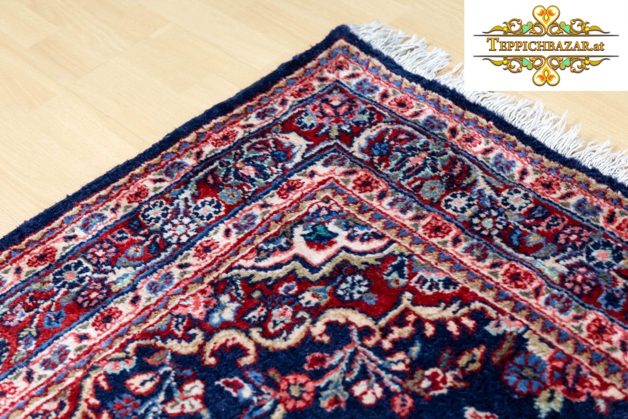 Perserteppich Sarough Farahan ca 200x135 cm Wolle handgeknüpft