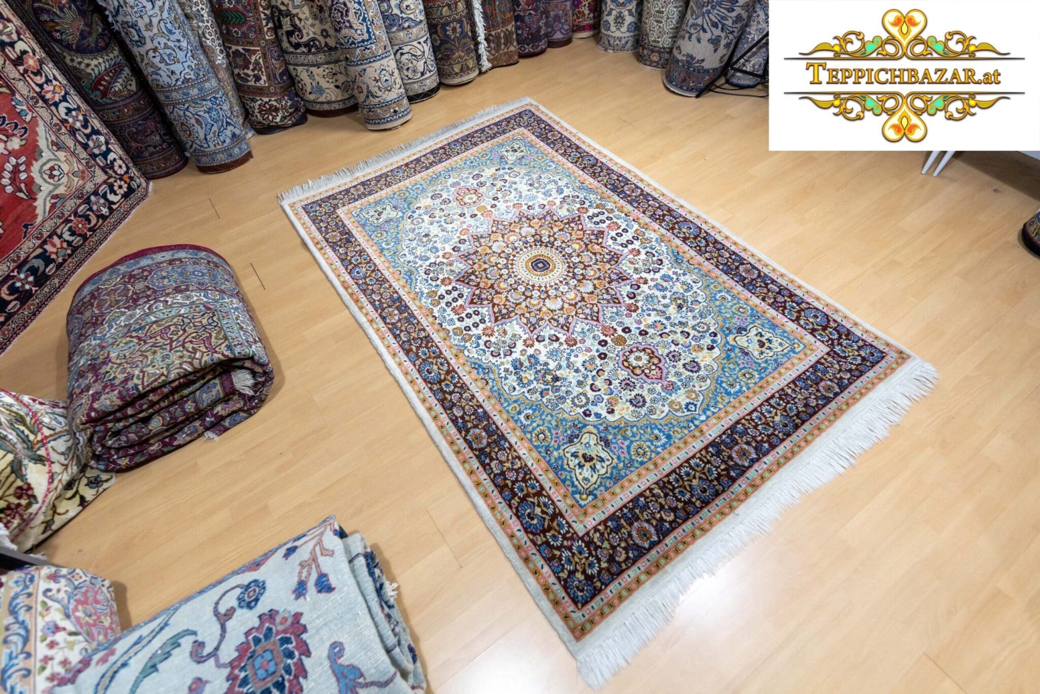 Orientteppich Hereke ca. 218x140cm handgeknüpft (Verkauft)