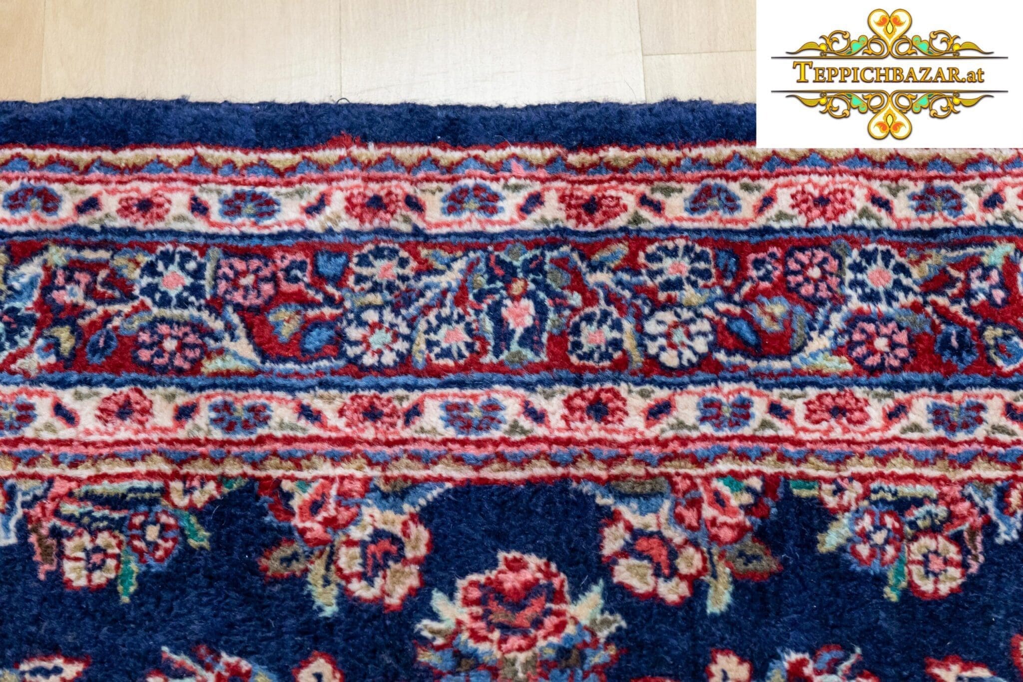 Perserteppich Sarough Farahan ca 200x135 cm Wolle handgeknüpft