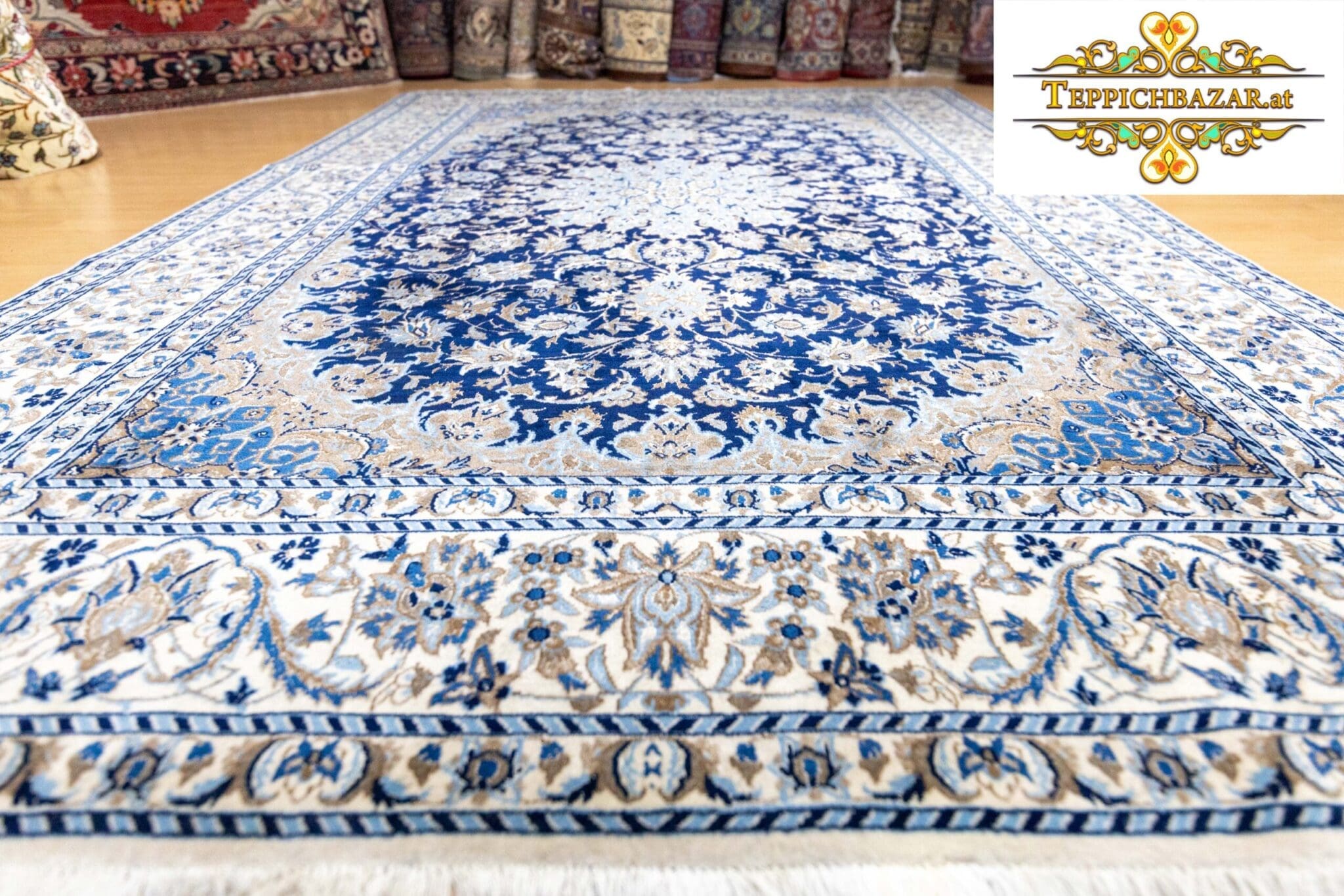 Perserteppich Nain ca. 290x210 cm handgeknüpft (Verkauft)