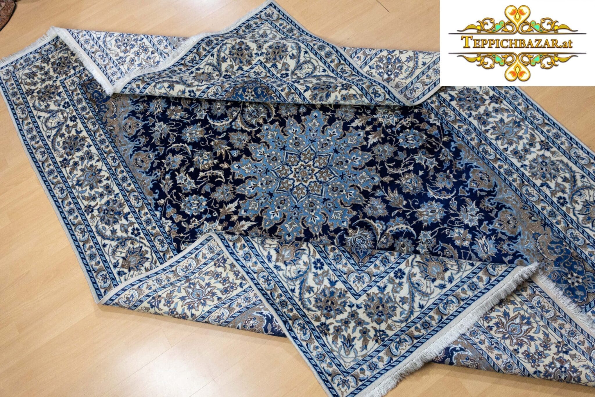 Perserteppich Nain ca. 290x210 cm handgeknüpft (Verkauft)