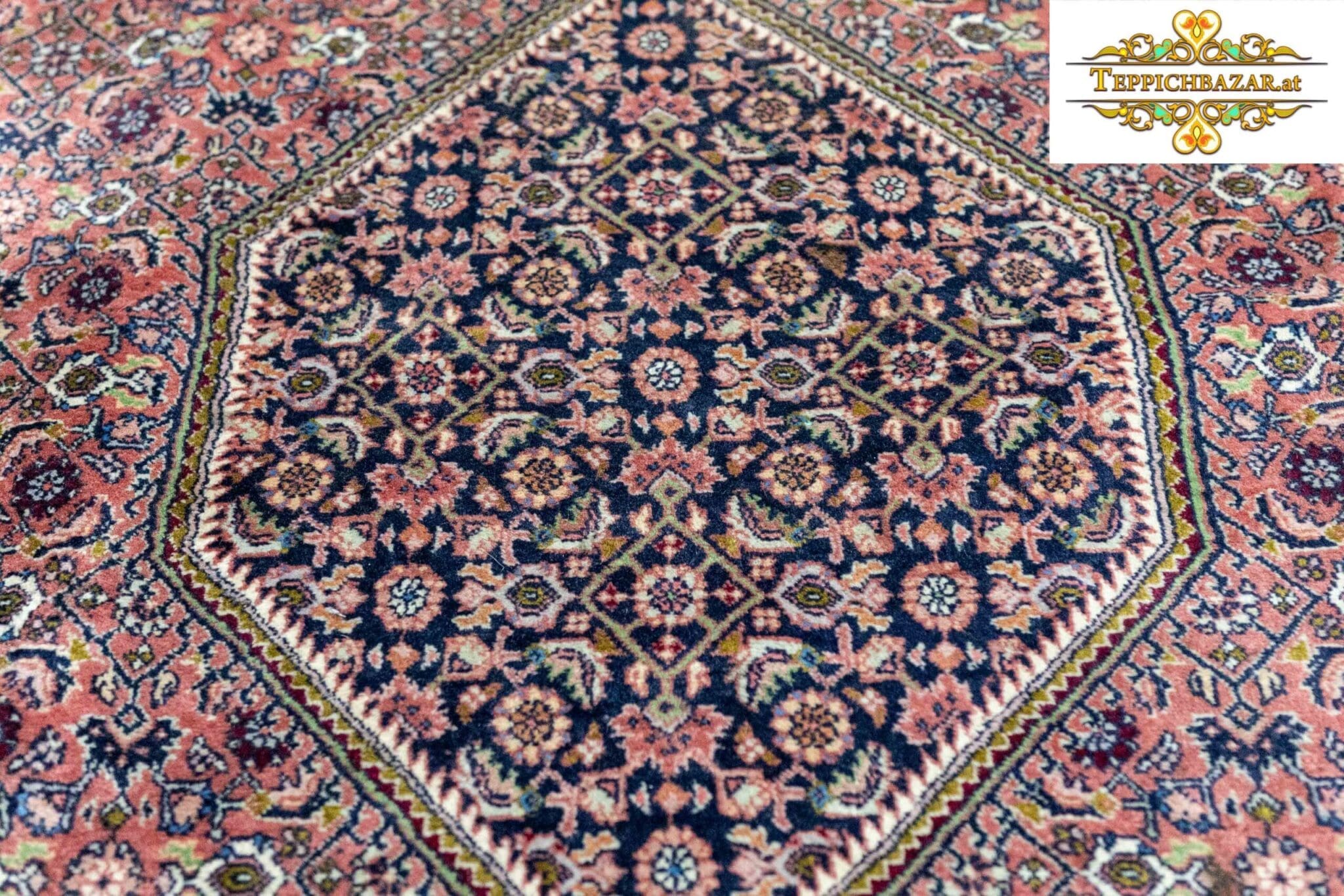 Perserteppich Bidjar 251x175 cm Schurwolle handgeknuepft