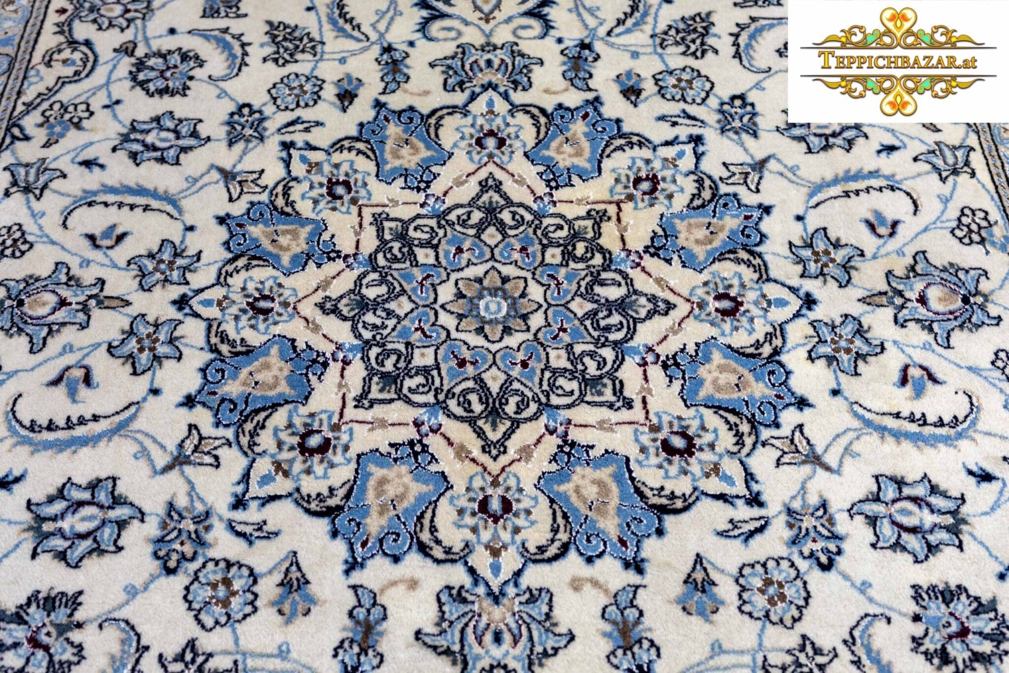 Perserteppich Nain ca. 300 x 200 cm Wolle handgeknüpft (Verkauft)