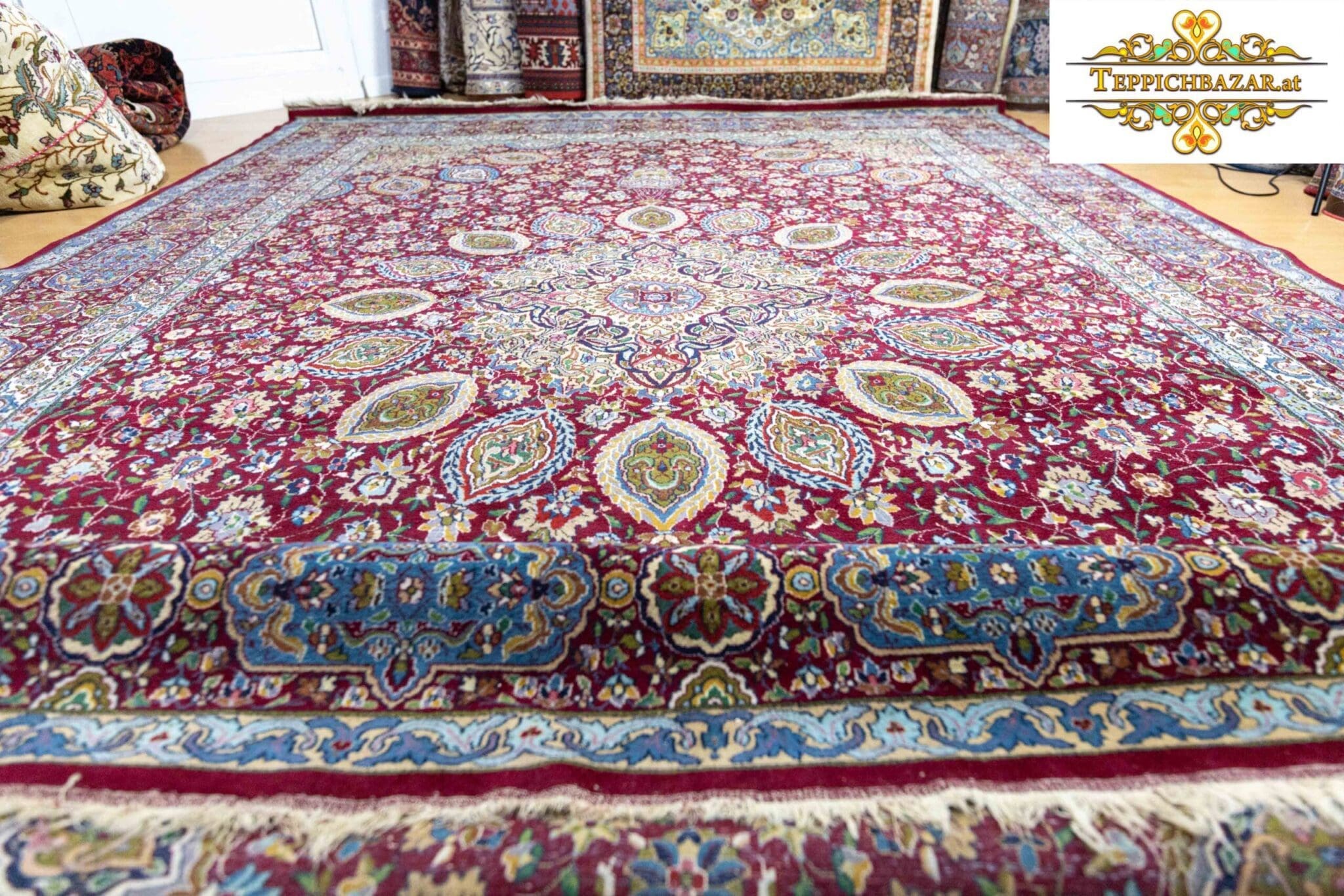 Perserteppich Ardabil 370 x 275 cm Wolle handgeknüpft