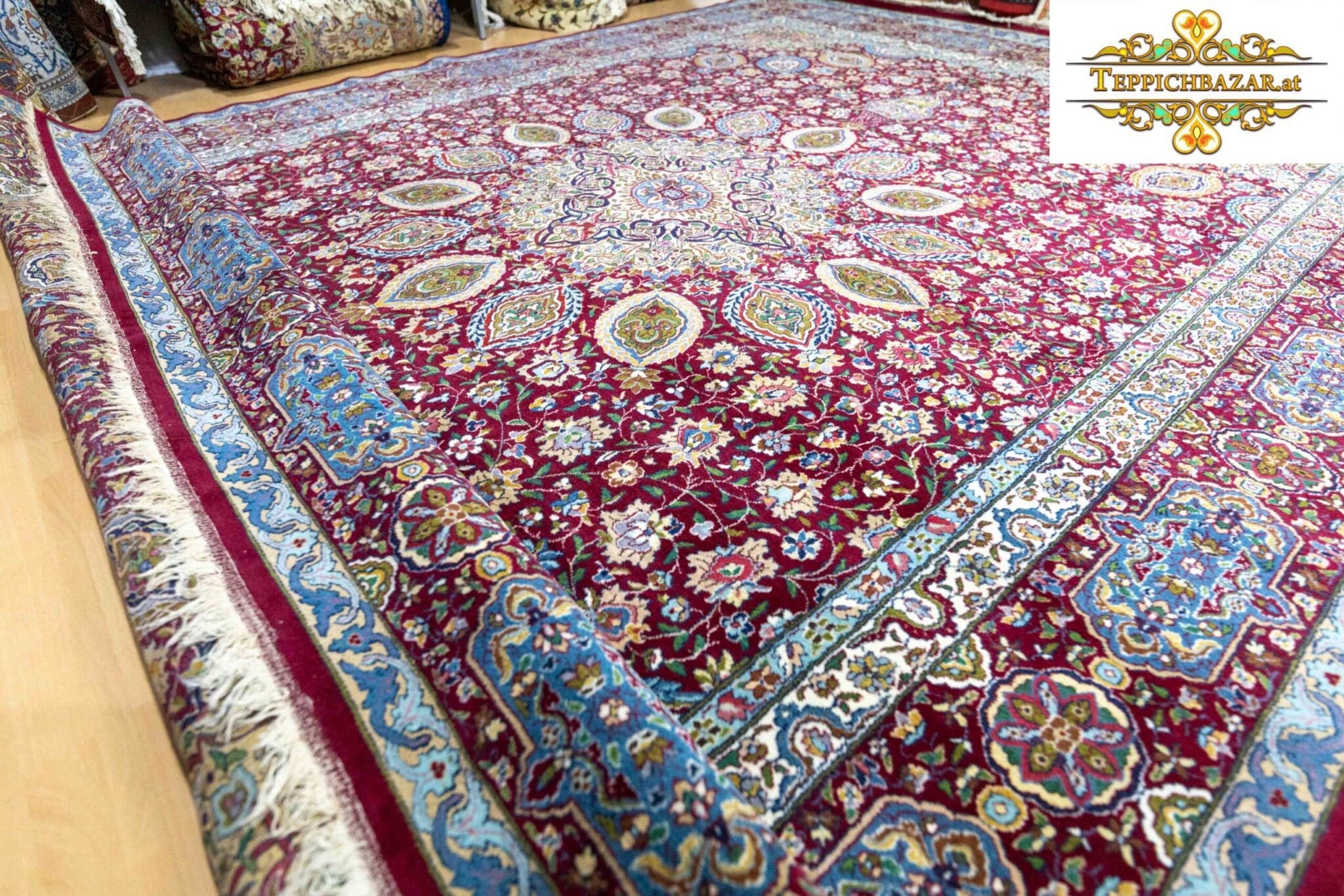 Perserteppich Ardabil 370 x 275 cm Wolle handgeknüpft