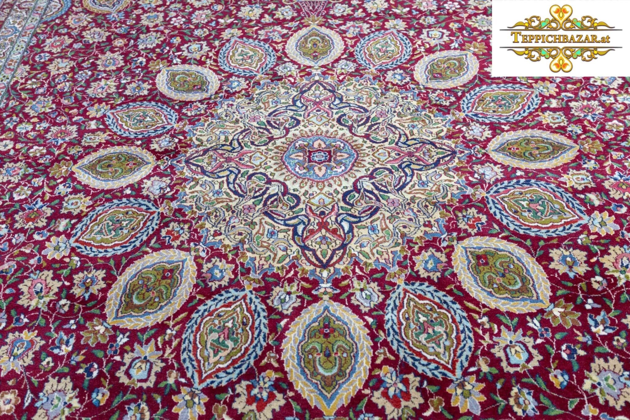 Perserteppich Ardabil 370 x 275 cm Wolle handgeknüpft