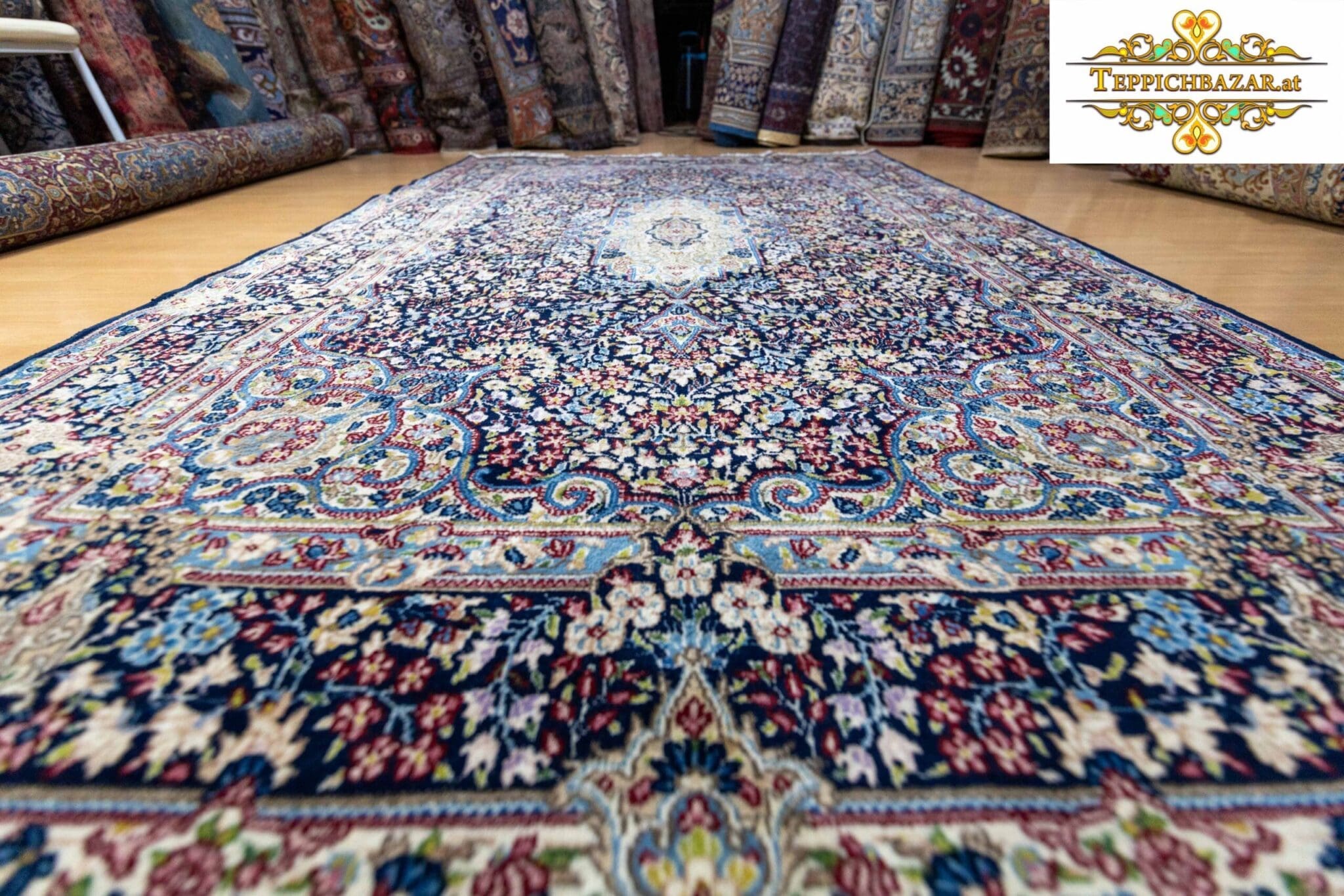 Perserteppich Kirman 267 x 180 cm handgeknüpft (Verkauft)