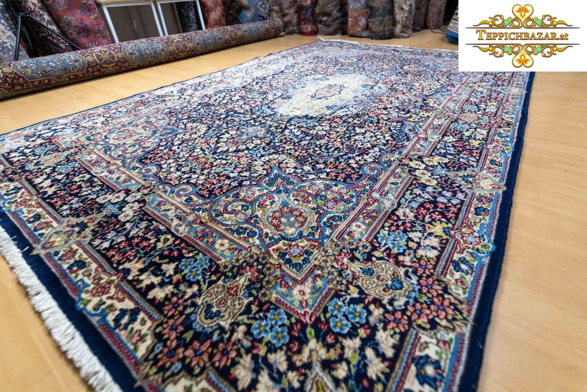 Perserteppich Kirman 267 x 180 cm handgeknüpft (Verkauft)