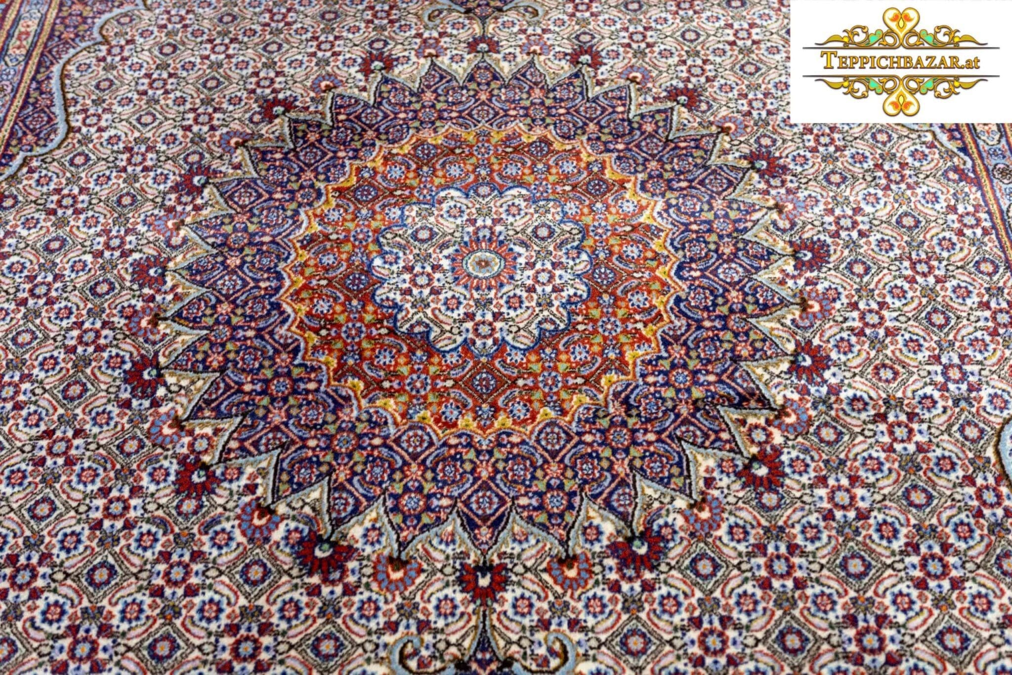 Perserteppich Moud 288 x 200 cm Wolle handgeknüpft (Verkauft)