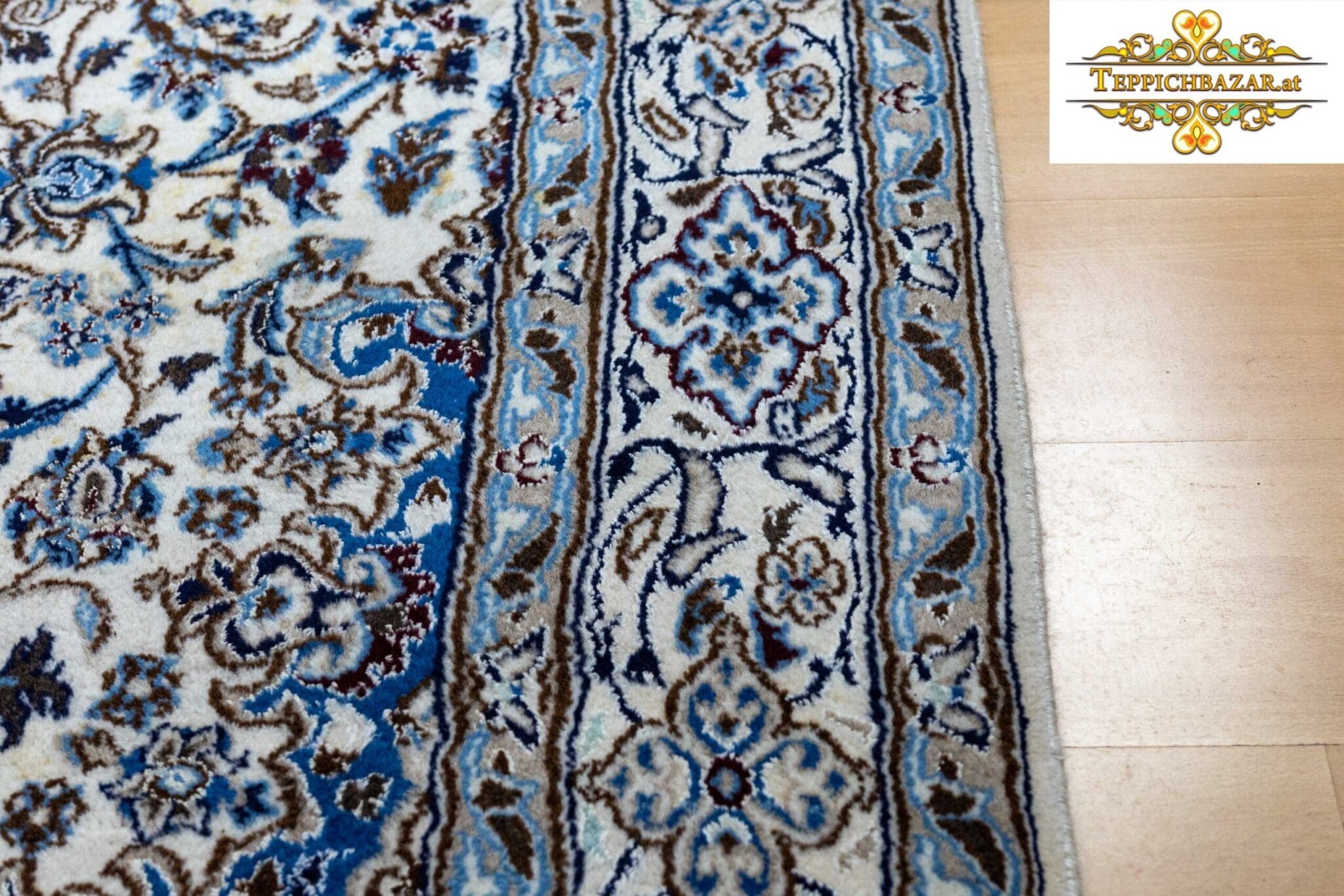 Perserteppich Nain 300 x 190 cm Wolle handgeknüpft (Verkauft)