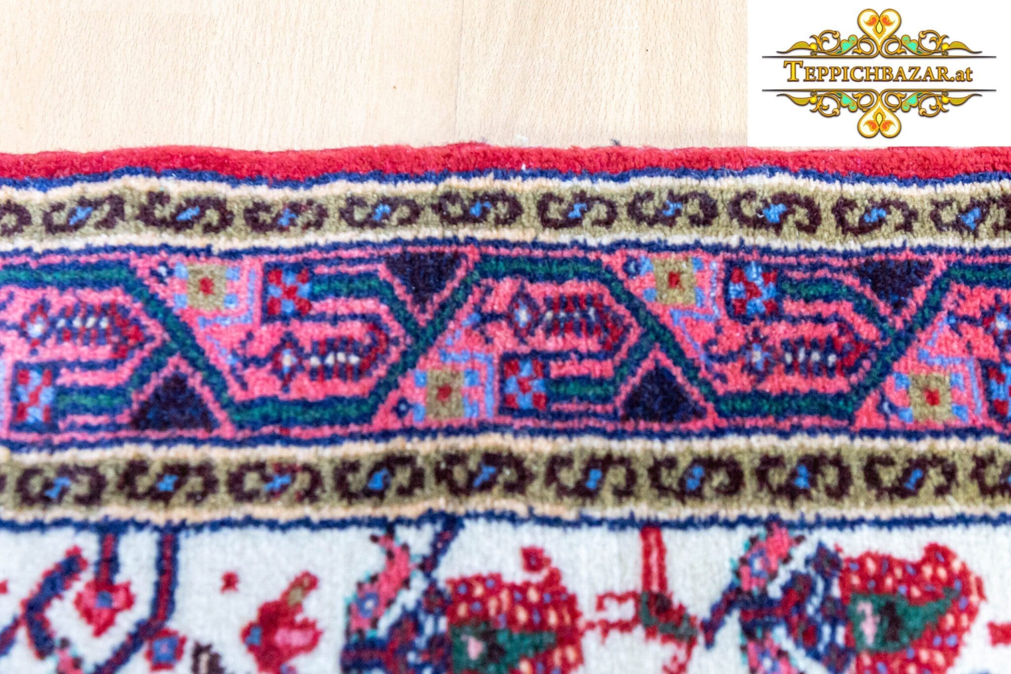 Perserteppich Hamedan 126 x 85 cm handgeknüpft (Verkauft)