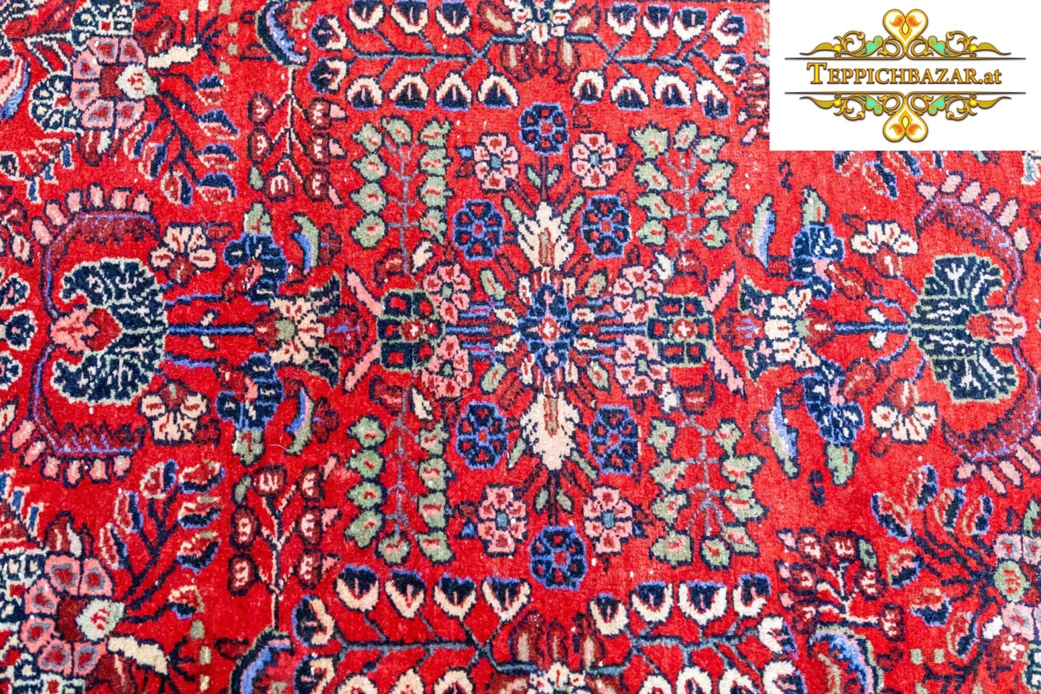 Perserteppich Malayer 201 x 107 cm handgeknüpft (Verkauft)