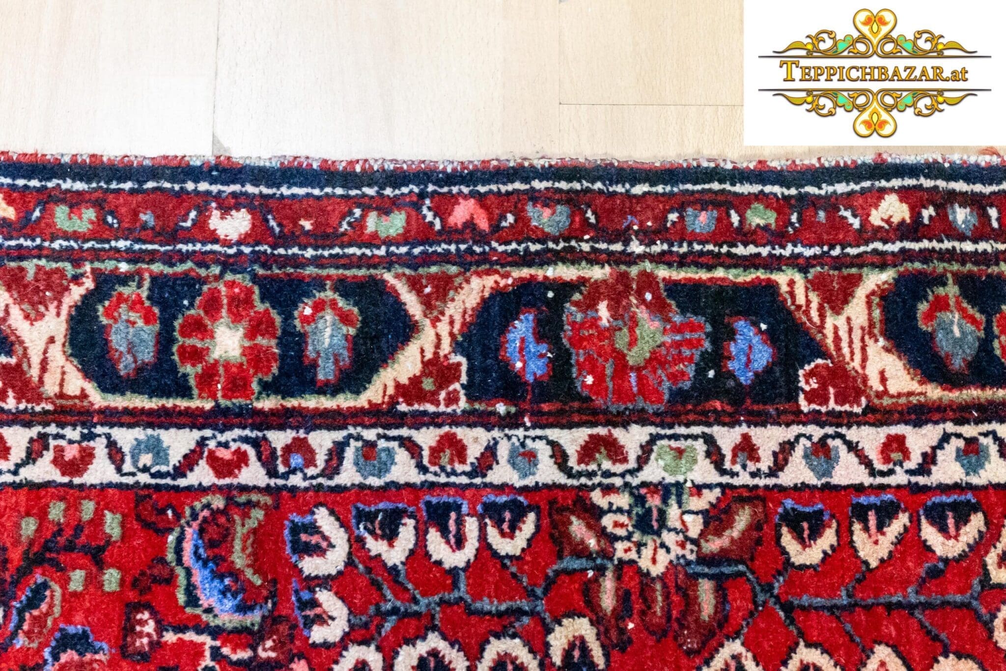 Perserteppich Malayer 201 x 107 cm handgeknüpft (Verkauft)