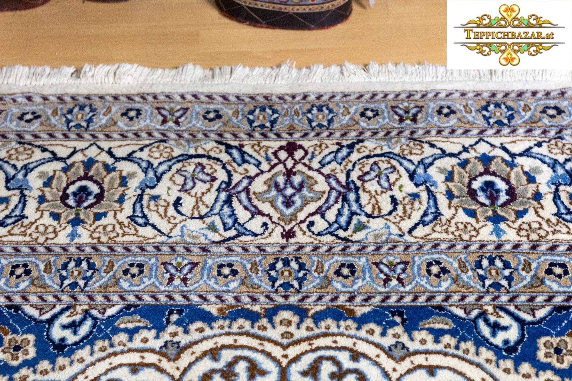 Perserteppich Nain 350 x 246 cm Wolle handgeknüpft (Verkauft)